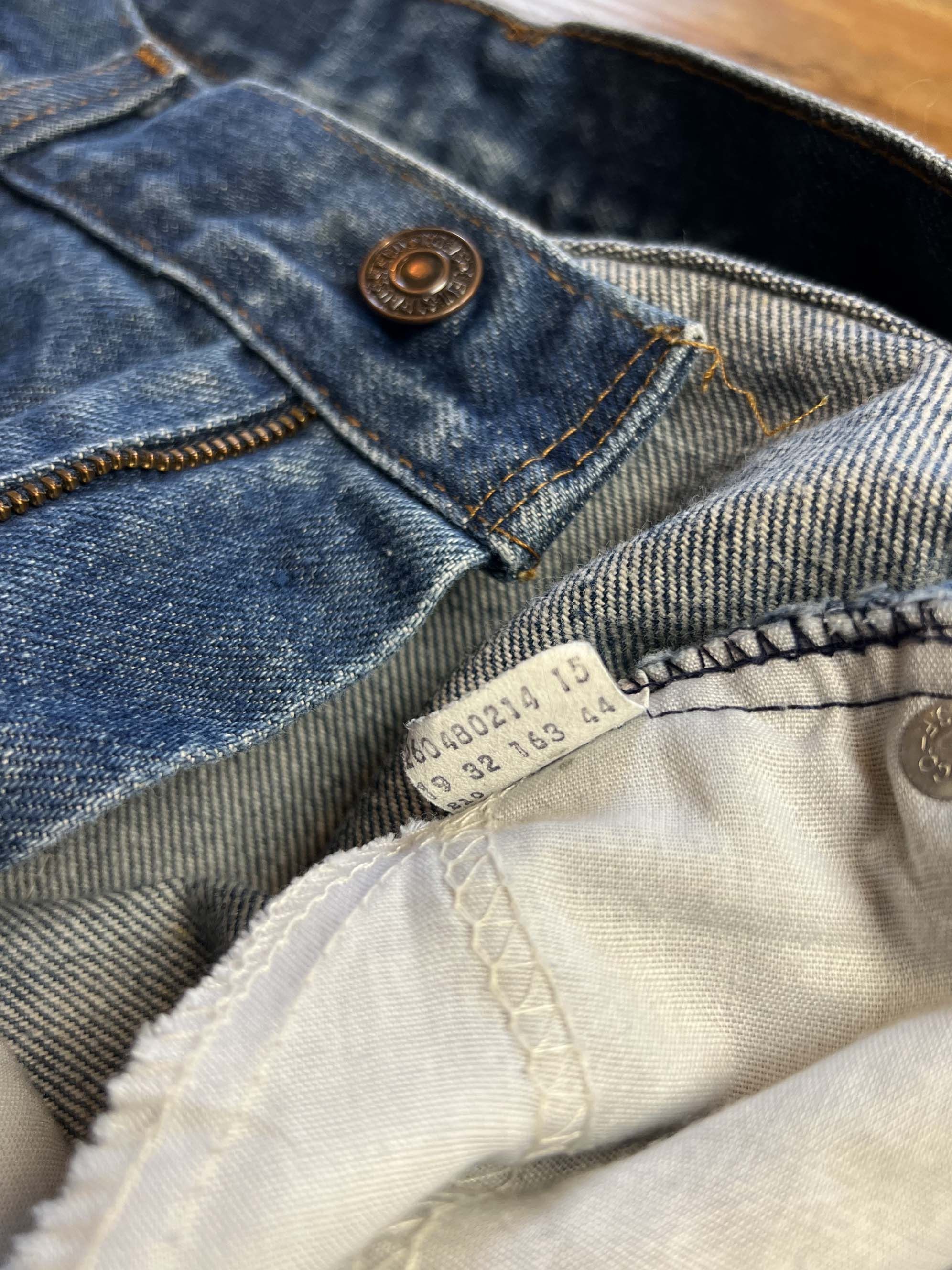 Levi's Vintage Clothing Vintage 1970's-1980's Levi's 25048-0214 Orange Tab Jeans Size US 29 - 6 Thumbnail