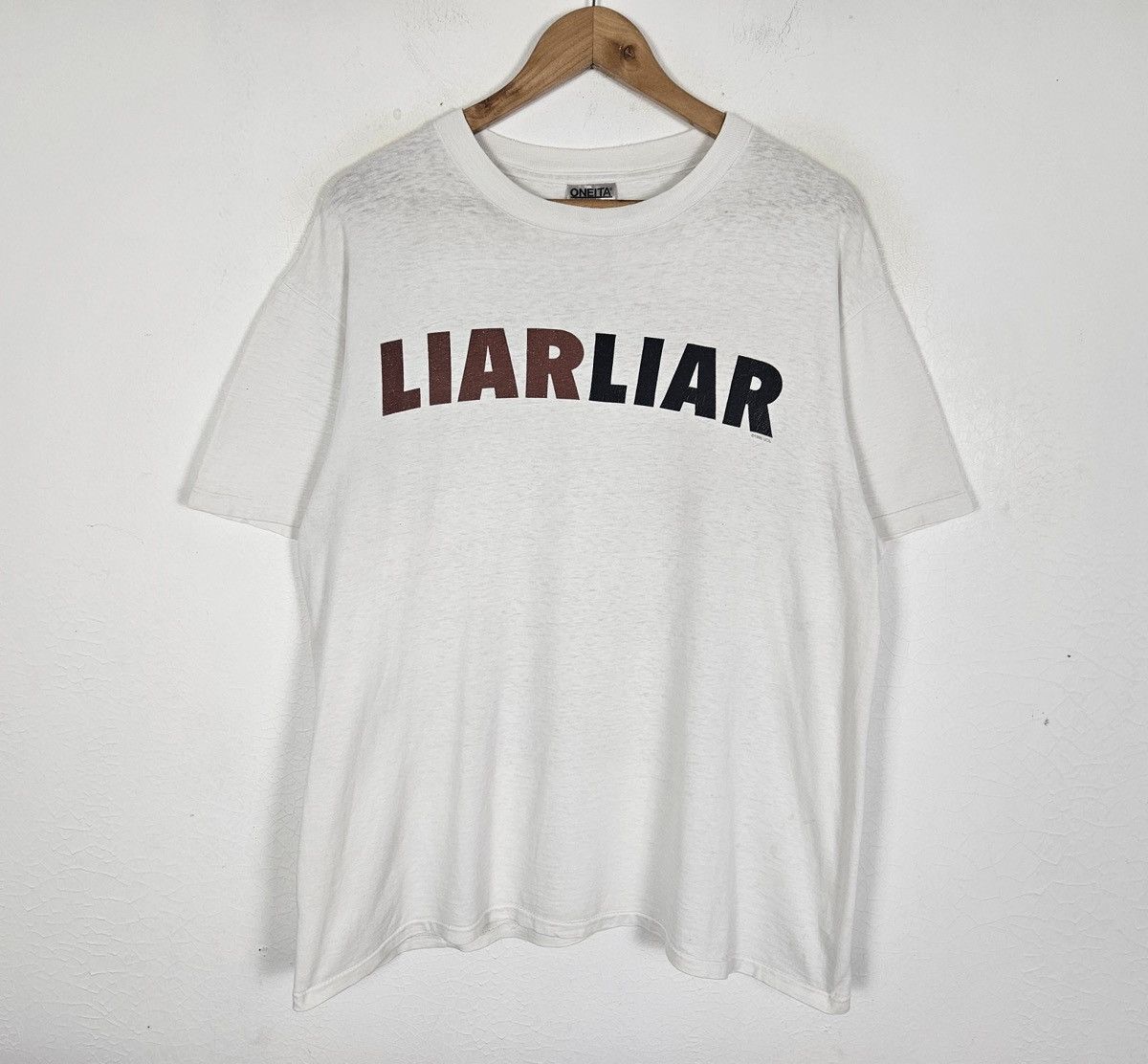 Vintage Vintage 90s Liar Liar Movie Film jim carrey shirt Size US L / EU 52-54 / 3 - 3 Thumbnail