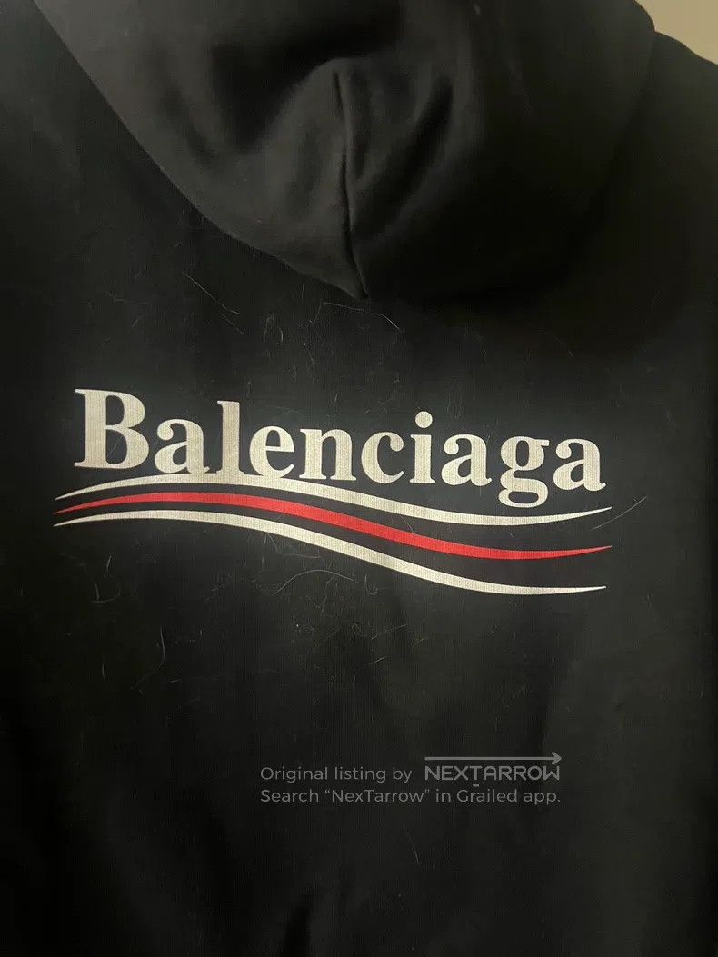Balenciaga Balenciaga Coke Logo Black Hooded Sweatshirt Size US M / EU 48-50 / 2 - 6 Thumbnail
