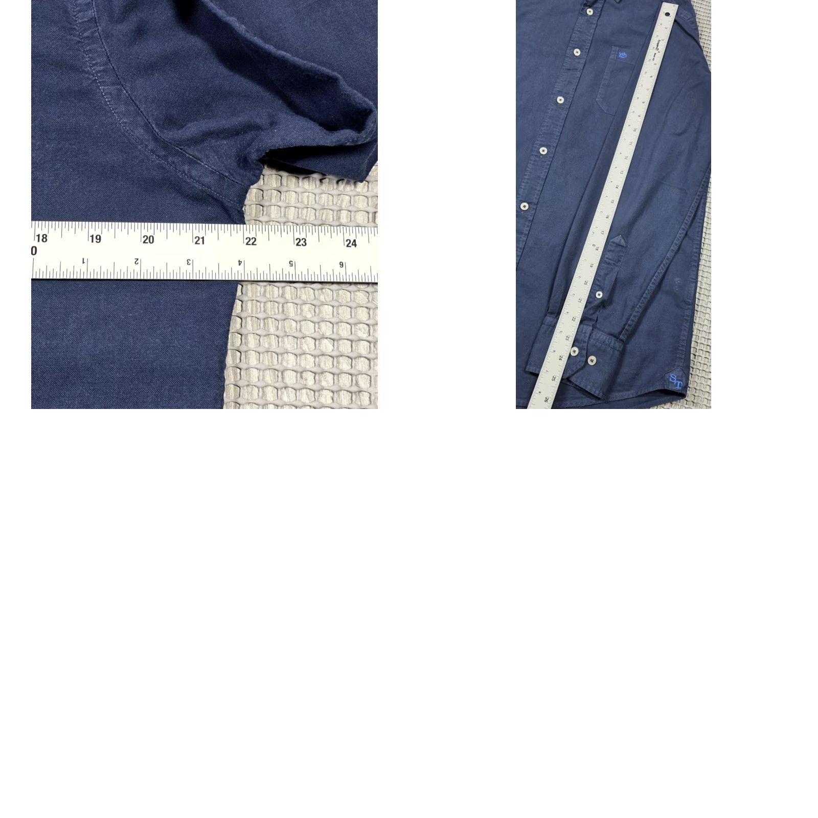 Southern Tide Southern Tide Mens Size S Blue Classic Fit Oxford Button Up Long Sleeve Shirt Size US S / EU 44-46 / 1 - 9 Thumbnail