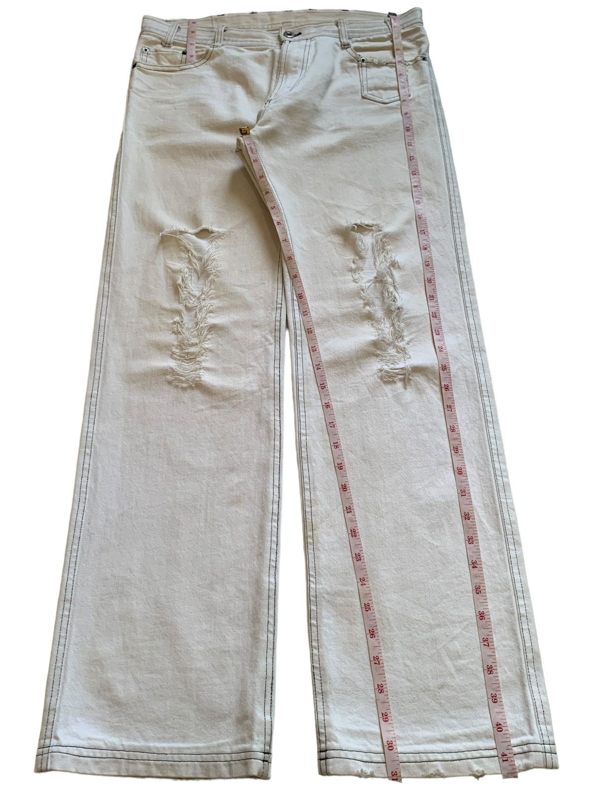 Japanese Brand Vintage Japanese Brand Distressed Multi Pocket Baggy Jeans Size US 34 / EU 50 - 12 Thumbnail