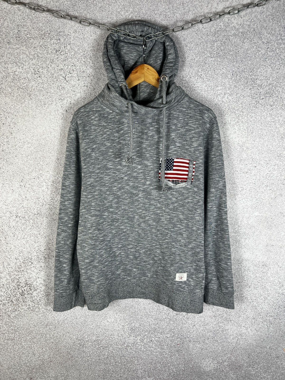 True Religion Vintage True Religion 🇺🇸 USA Flag Logo Hoodie Size US L / EU 52-54 / 3 - 1 Thumbnail