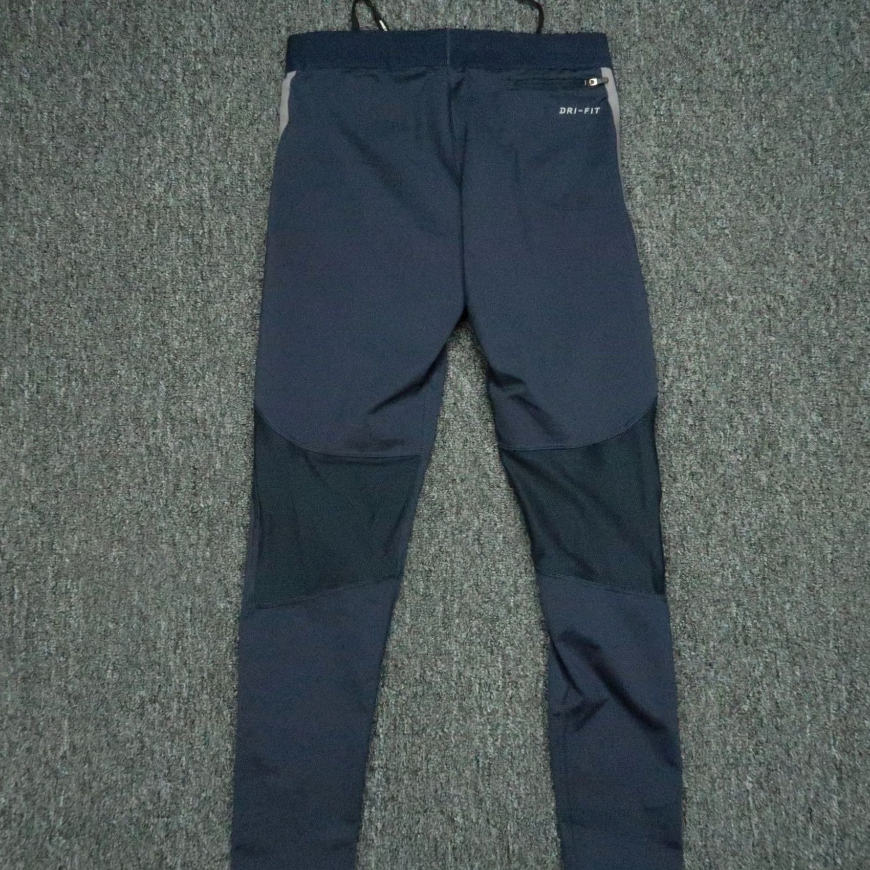 Nike Nike Dri-FIT Pants Mens Small Blue Power Tech Athletic Running 27in Inseam Track Pants with Pockets Zip Pocket Moisture Wicking Sportswear Men Size US 29 - 5 Thumbnail