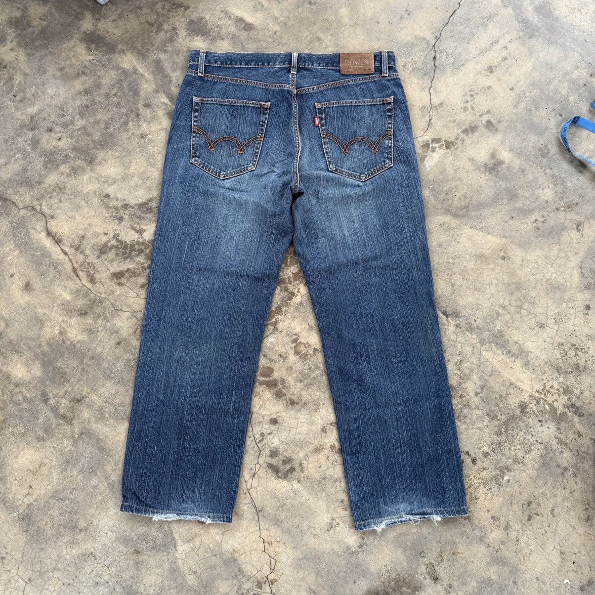Edwin VINTAGE EDWIN FADED JEAN DENIM PANTS Size US 37 - 2 Thumbnail
