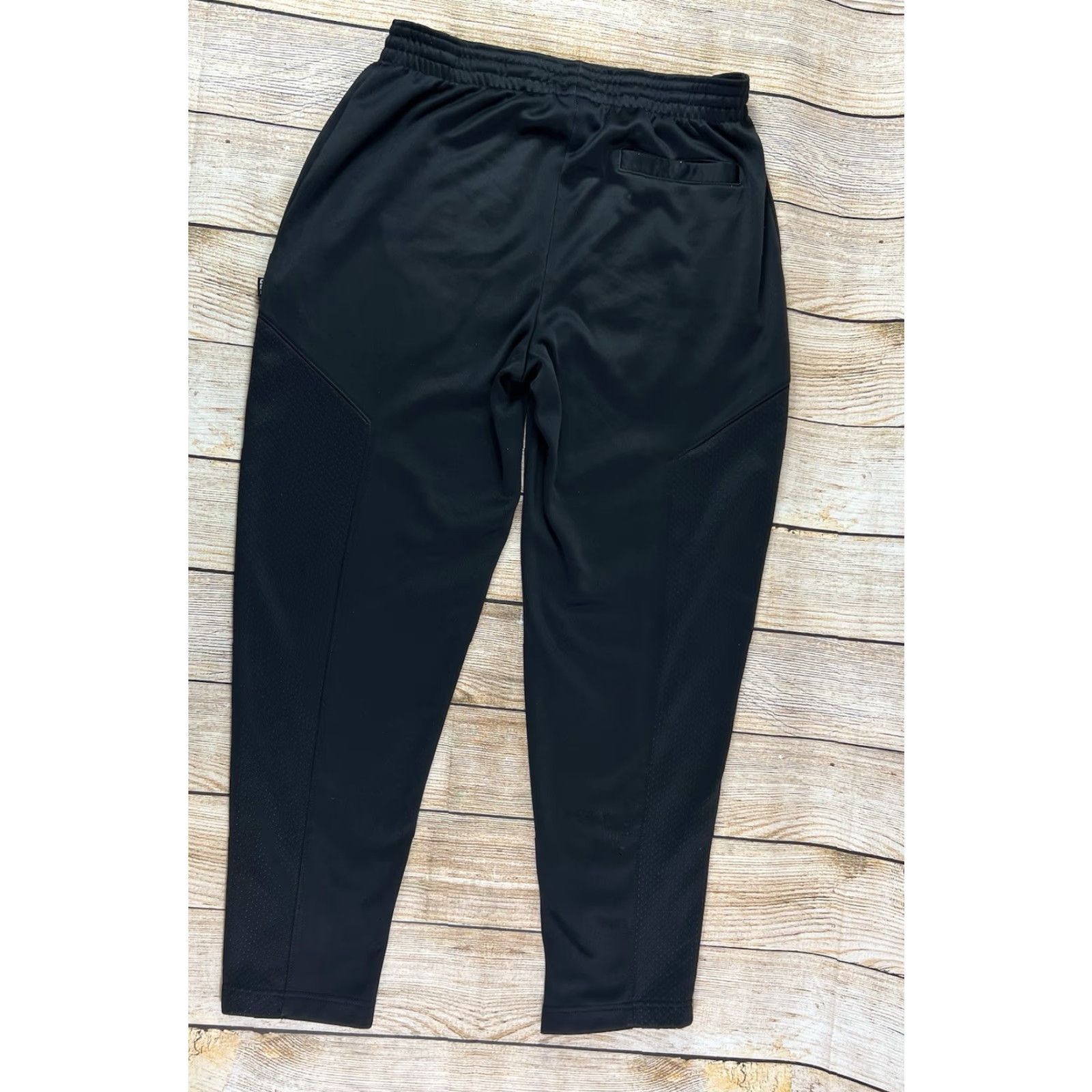 Vintage Champs Black Sweatpants Mens L Sports Activewear Pants Size L Regular Front Zipper Holes VINTAGE? Size US 33 - 2 Thumbnail