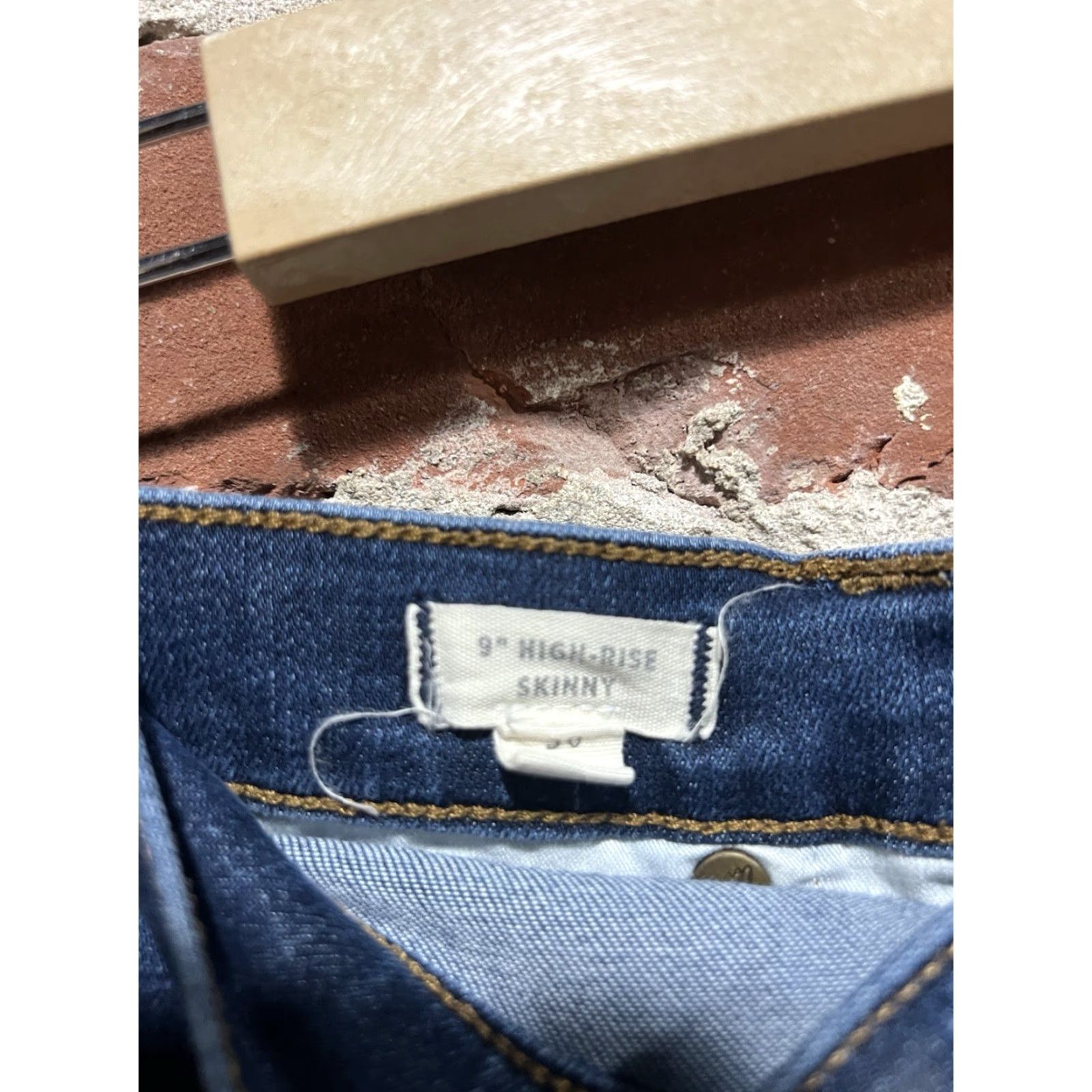 Madewell Madewell Jeans Womens 9" High Rise Skinny 30 30x26 Dark Wash Size 30" / US 8 / IT 44 - 4 Thumbnail