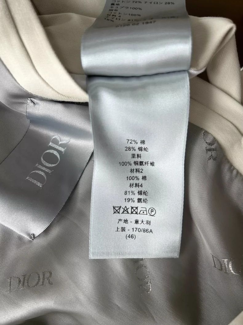 Dior Dior Beige old flower stitching jacket men's jacket 2501-Ne Size US S / EU 44-46 / 1 - 7 Thumbnail
