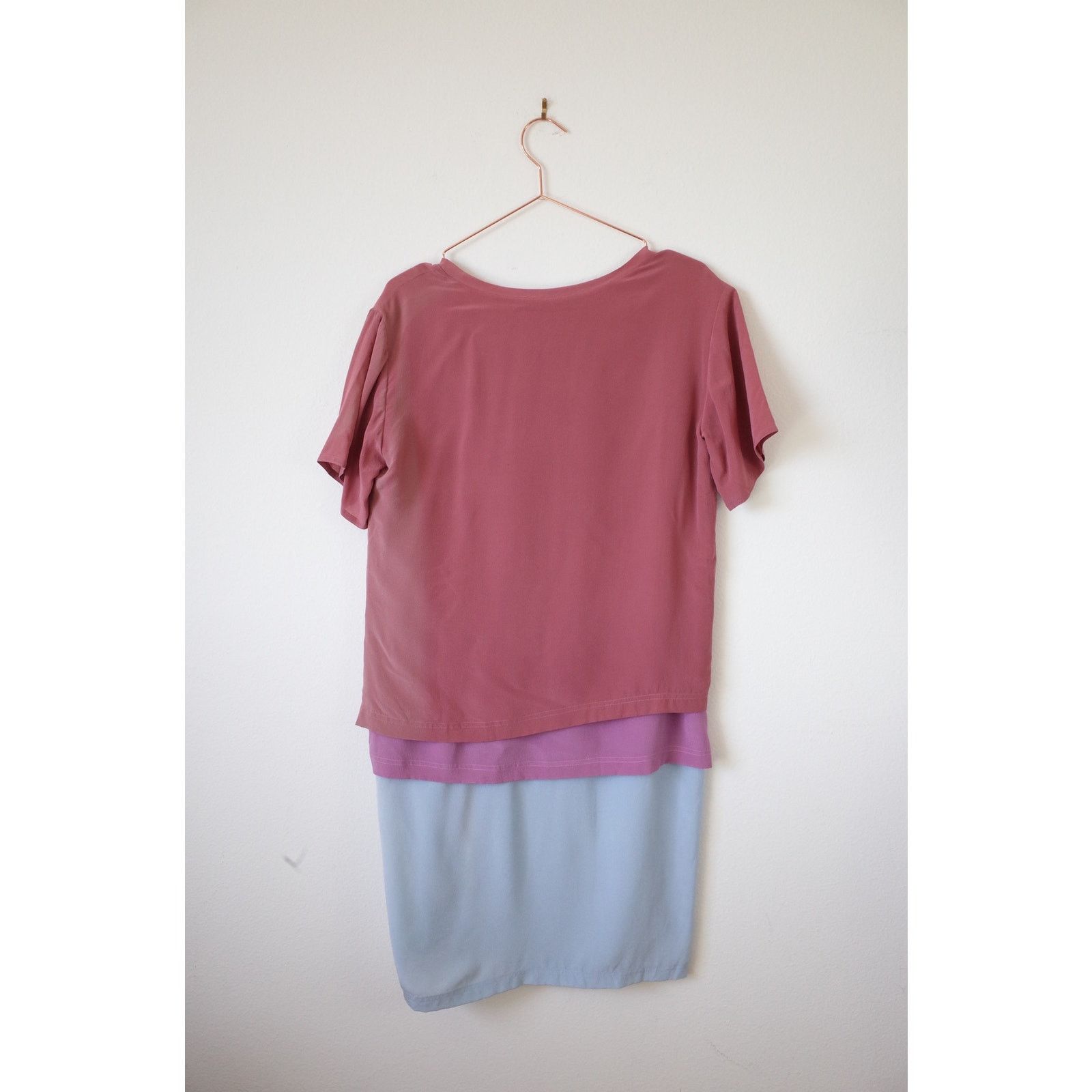 Sies Marjan Sies Marjan Silk Dress Short Sleeve Tiered Layered 4 Size S / US 4 / IT 40 - 2 Thumbnail