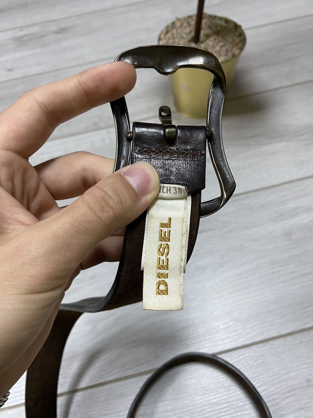 Diesel Diesel vintage leather belt Size ONE SIZE - 8 Thumbnail