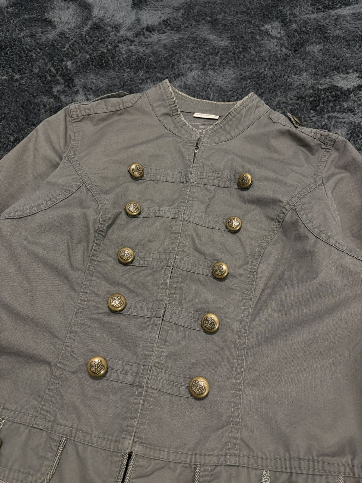 Hysteric Glamour × Undercover 00s Napoleon Military Jacket Coat YSL PPFM Balmain Vibe Size L / US 10 / IT 46 - 6 Thumbnail