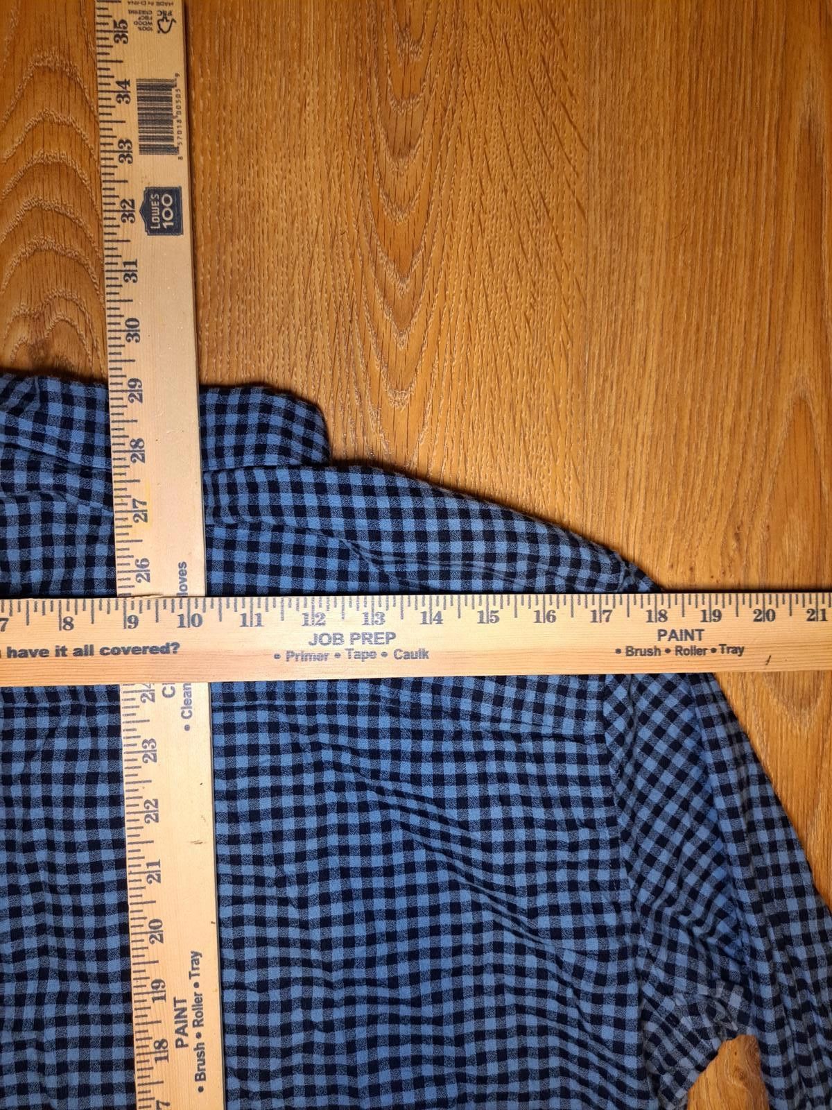 H&M H&M Button Up Dress Shirt Mens Medium Blue Check Cotton Size US M / EU 48-50 / 2 - 8 Thumbnail