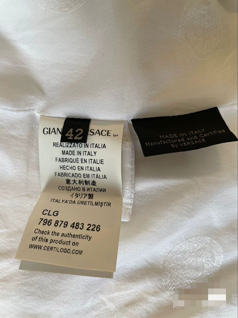 Versace Versace Mulberry silk genuine suit Size S / US 4 / IT 40 - 7 Thumbnail