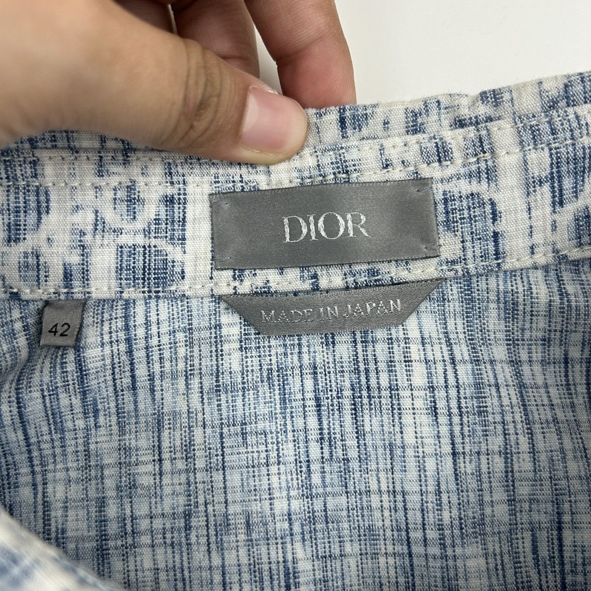 Dior Dior oblique shirt Size US L / EU 52-54 / 3 - 4 Thumbnail