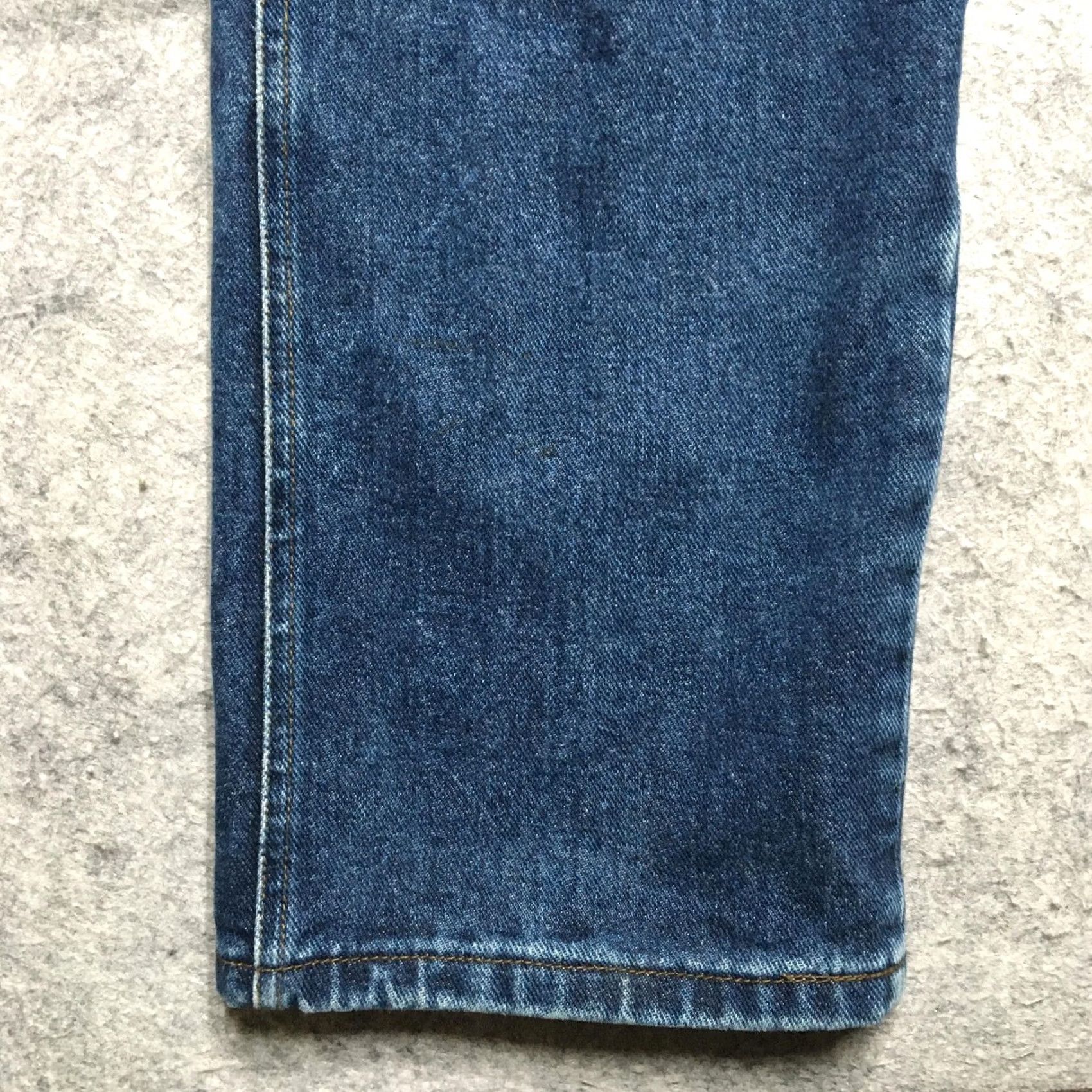 Denime VINTAGE Draggin Jeans Mens Jeans 32x33 Blue Reinforced Motorcycle Riding Denim 90s Mens Size US 32 / EU 48 - 2 Thumbnail