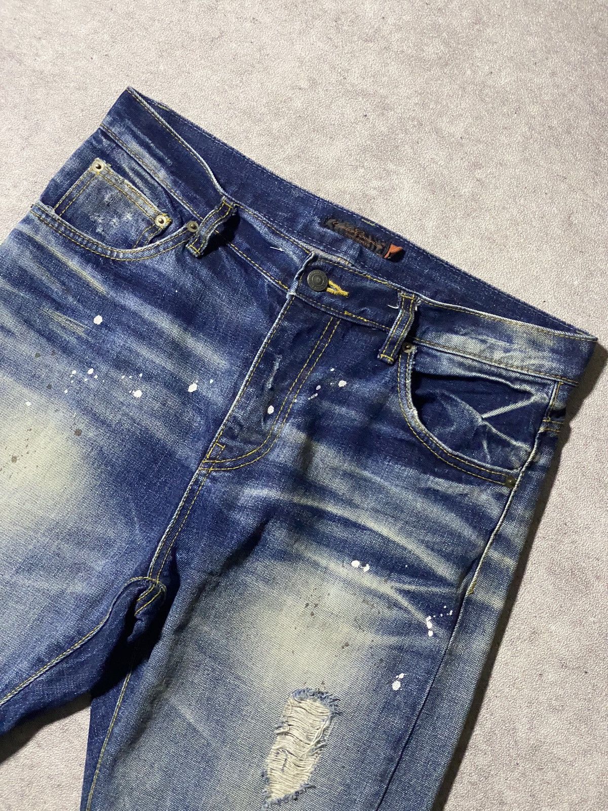 Undercover 2000s Undercoverism Distressed Paint Size US 30 / EU 46 - 3 Thumbnail