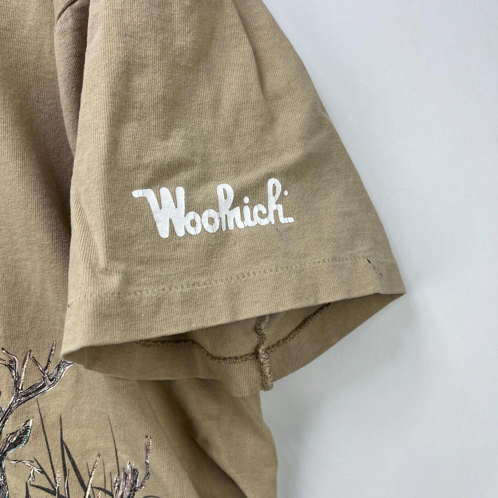 Woolrich Woolen Mills Vintage 90s Woolrich Deer Nature Single Stitch T-Shirt XL Size US XL / EU 56 / 4 - 4 Thumbnail