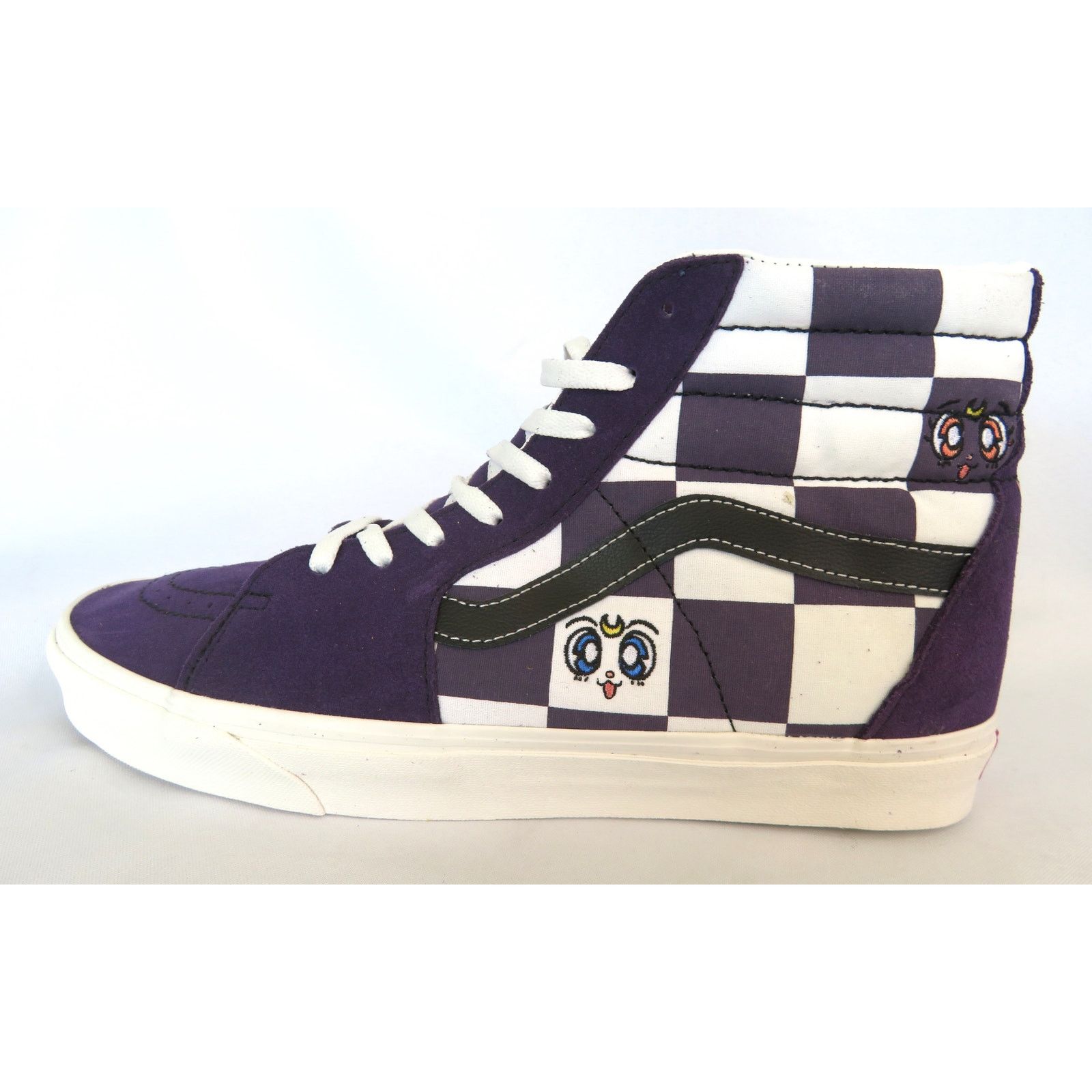 Vans New VANS Off The Wall Sailor Moon Purple Hi Top Sk8 Sneakers Size US 12 / EU 45 - 6 Thumbnail