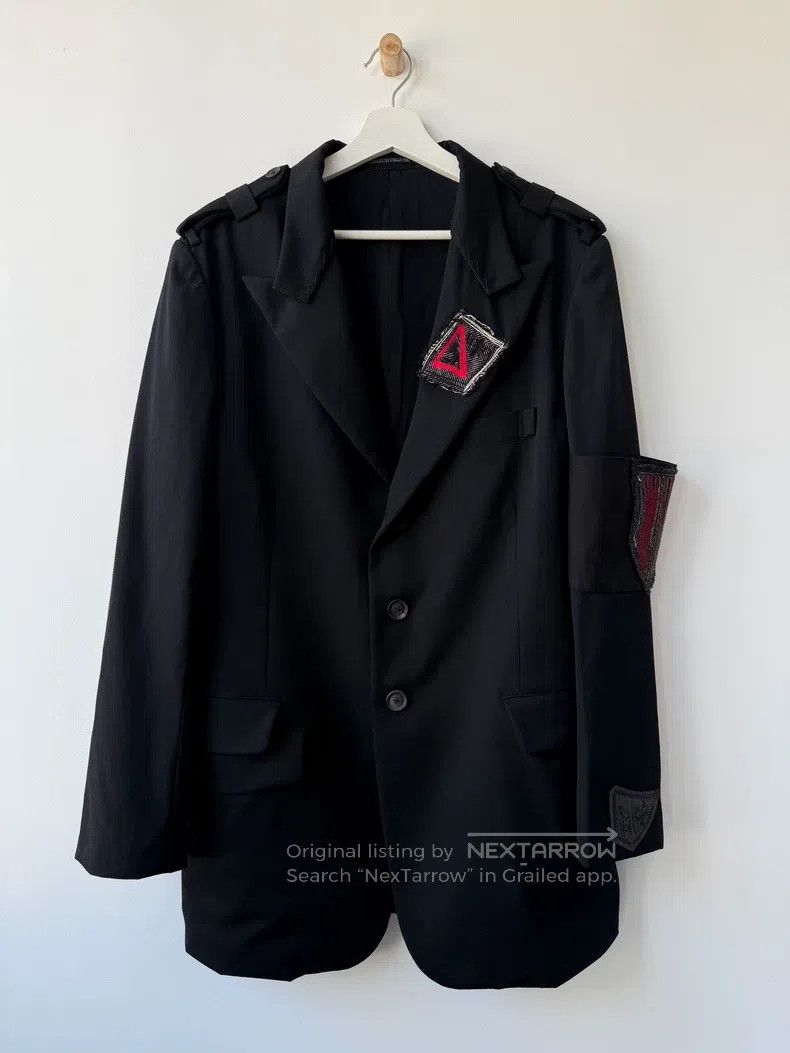 Yohji Yamamoto Yohji Yamamoto 20 AW Mainline Sleeve Band Smoking Suit Jac Size US L / EU 52-54 / 3 - 1 Thumbnail