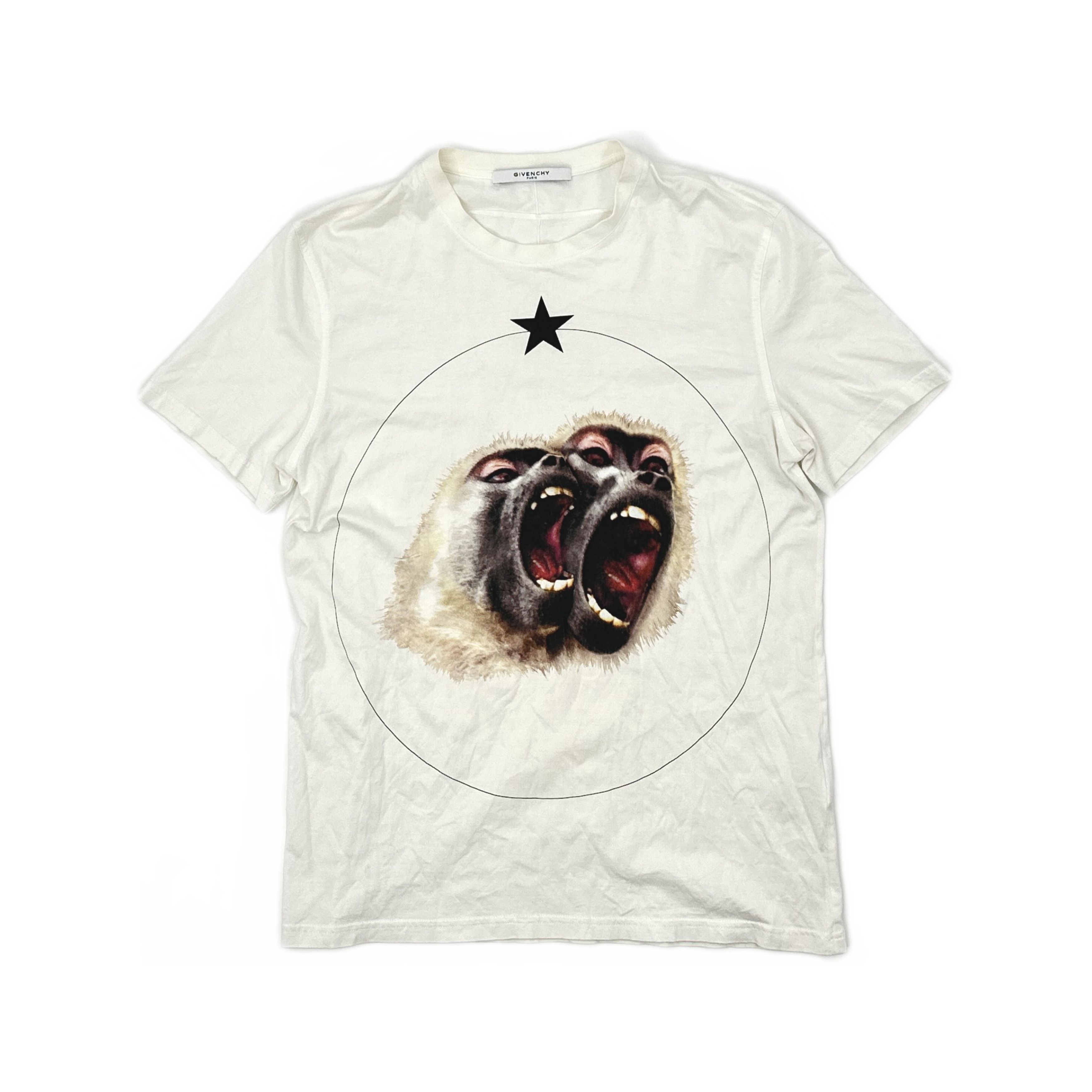 Givenchy Givenchy Monkey Print T-Shirt Size L Size US L / EU 52-54 / 3 - 1 Thumbnail