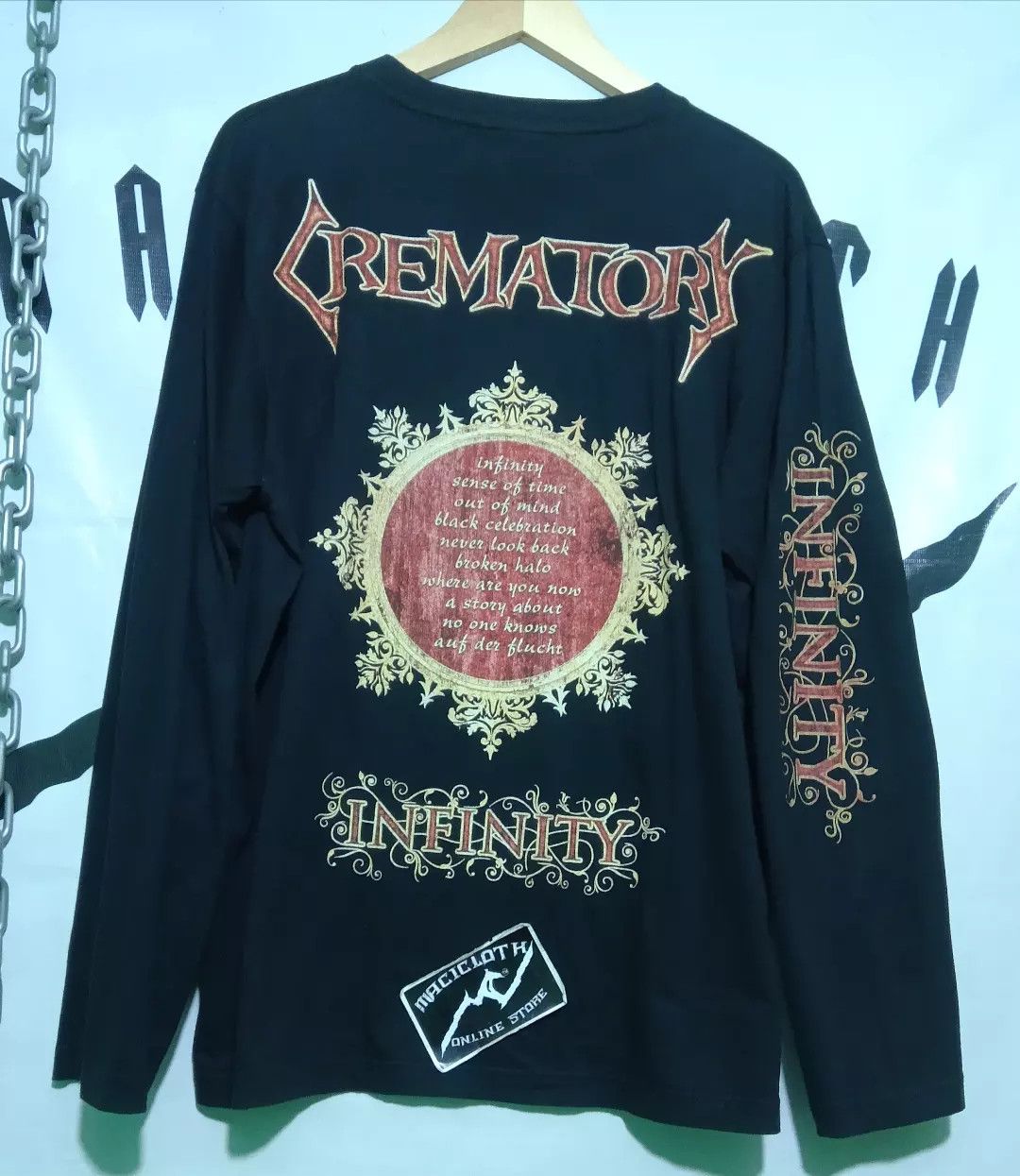 Band Tees × Vintage CREMATORY infinity Size US L / EU 52-54 / 3 - 3 Thumbnail