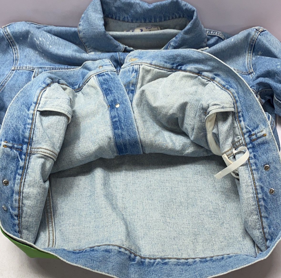 Off-White Off-White SS23 Blue Button Denim Oversized Jacket Size US M / EU 48-50 / 2 - 8 Thumbnail