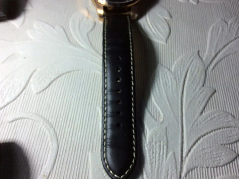 Designer Accurist men's black dial black leather strap watch Size ONE SIZE - 12 Thumbnail
