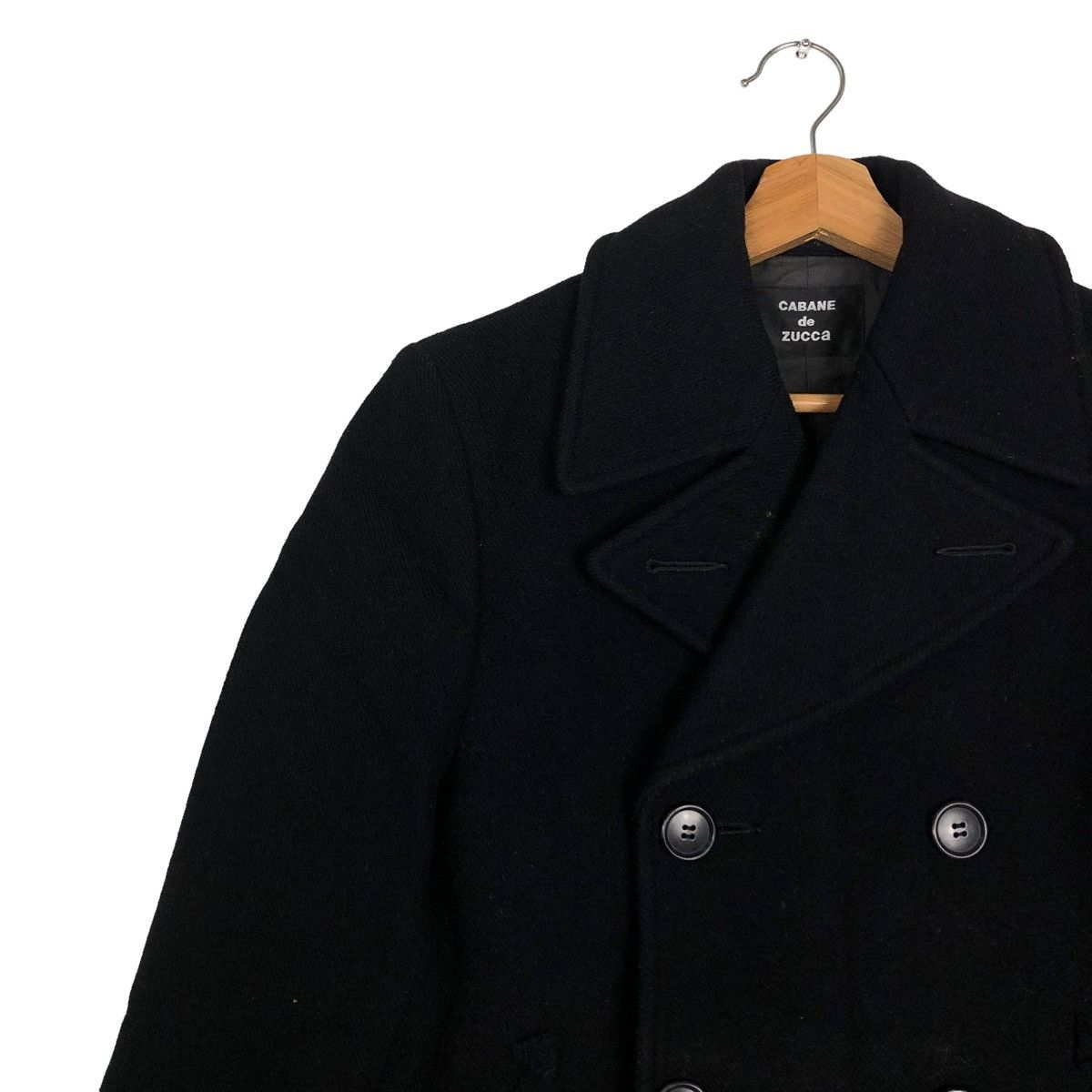 Issey Miyake 🔥Vtg Wool Double Breast Biker Issey Miyake Cabane De Zucca Size US S / EU 44-46 / 1 - 7 Thumbnail
