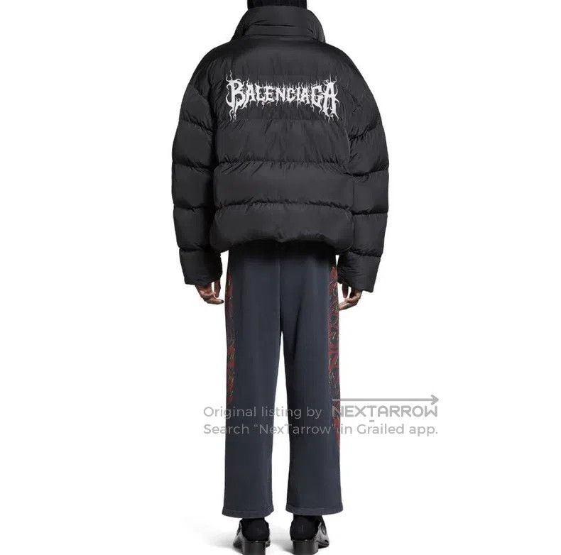 Balenciaga Balenciaga Metal Graffiti Puffer Cotton Coat Size US S / EU 44-46 / 1 - 8 Thumbnail