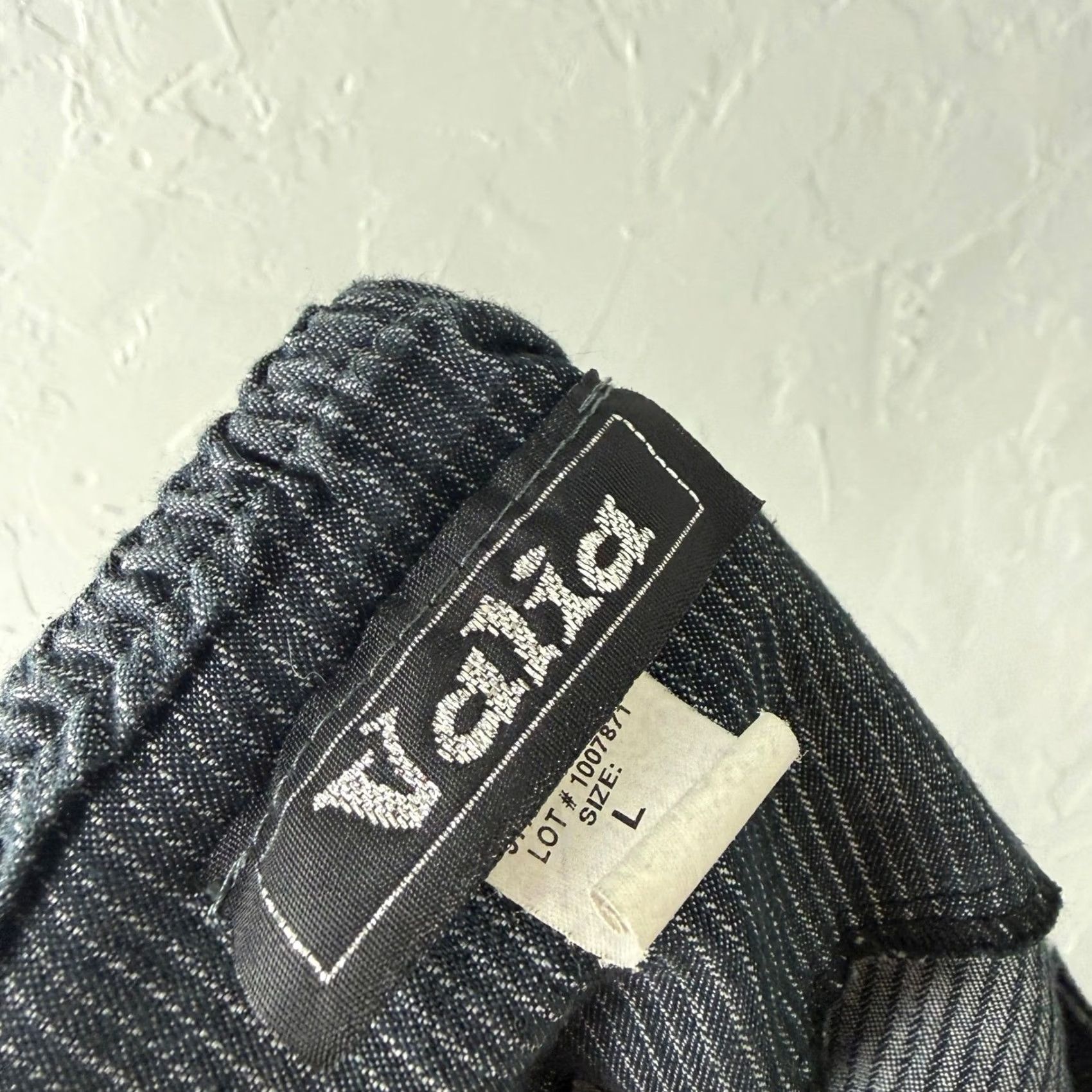 Vintage VINTAGE Valia Skirt Large L Gray Casual Mini Pencil Ruched Cotton Polyester Ribbed Waist stretch Glam Rock Girls Women Size 36" / US 14 / IT 50 - 5 Thumbnail