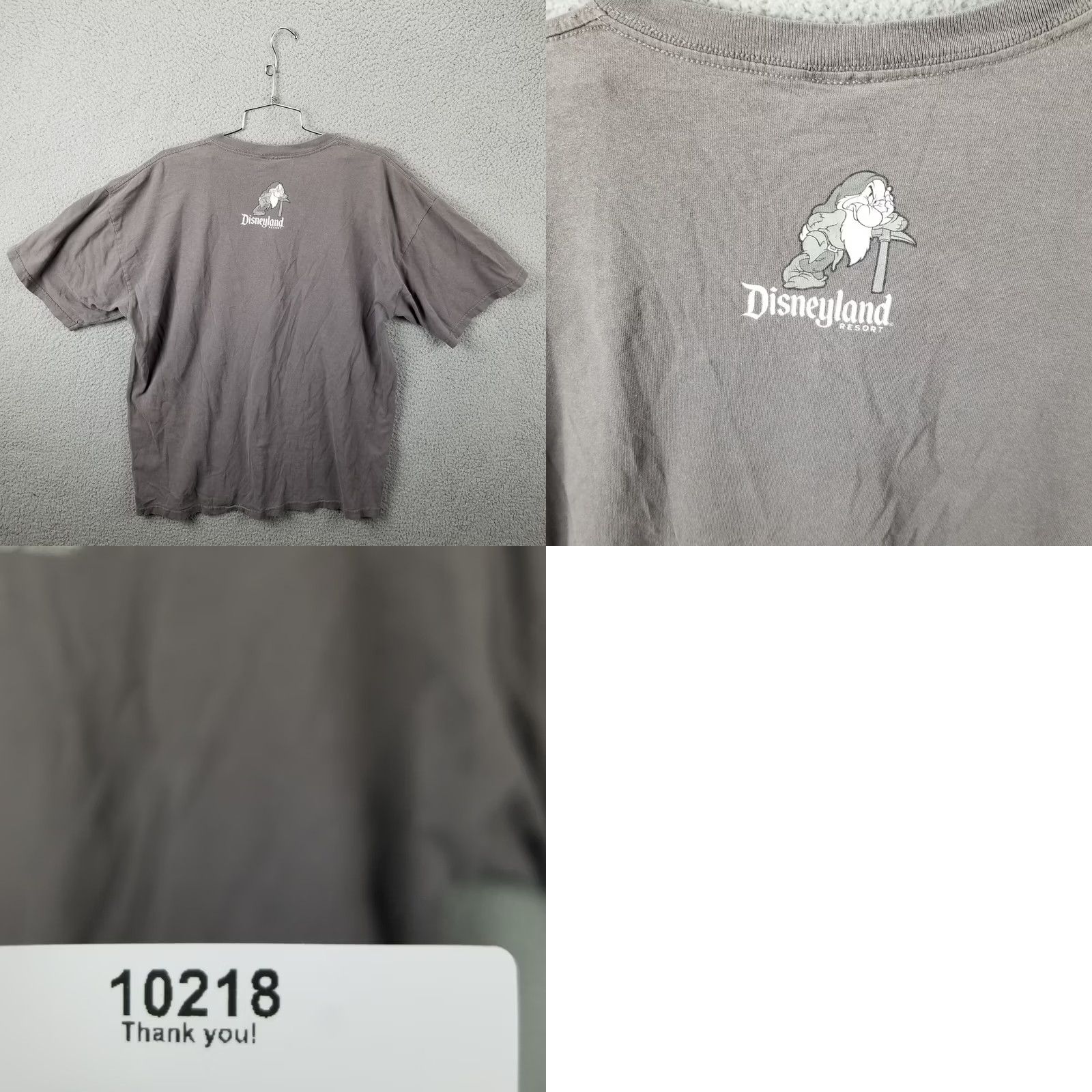 Disney Disney Men's Shirt Large I'm Grumpy Dopey Funny Tee Gray Top Size US L / EU 52-54 / 3 - 8 Thumbnail
