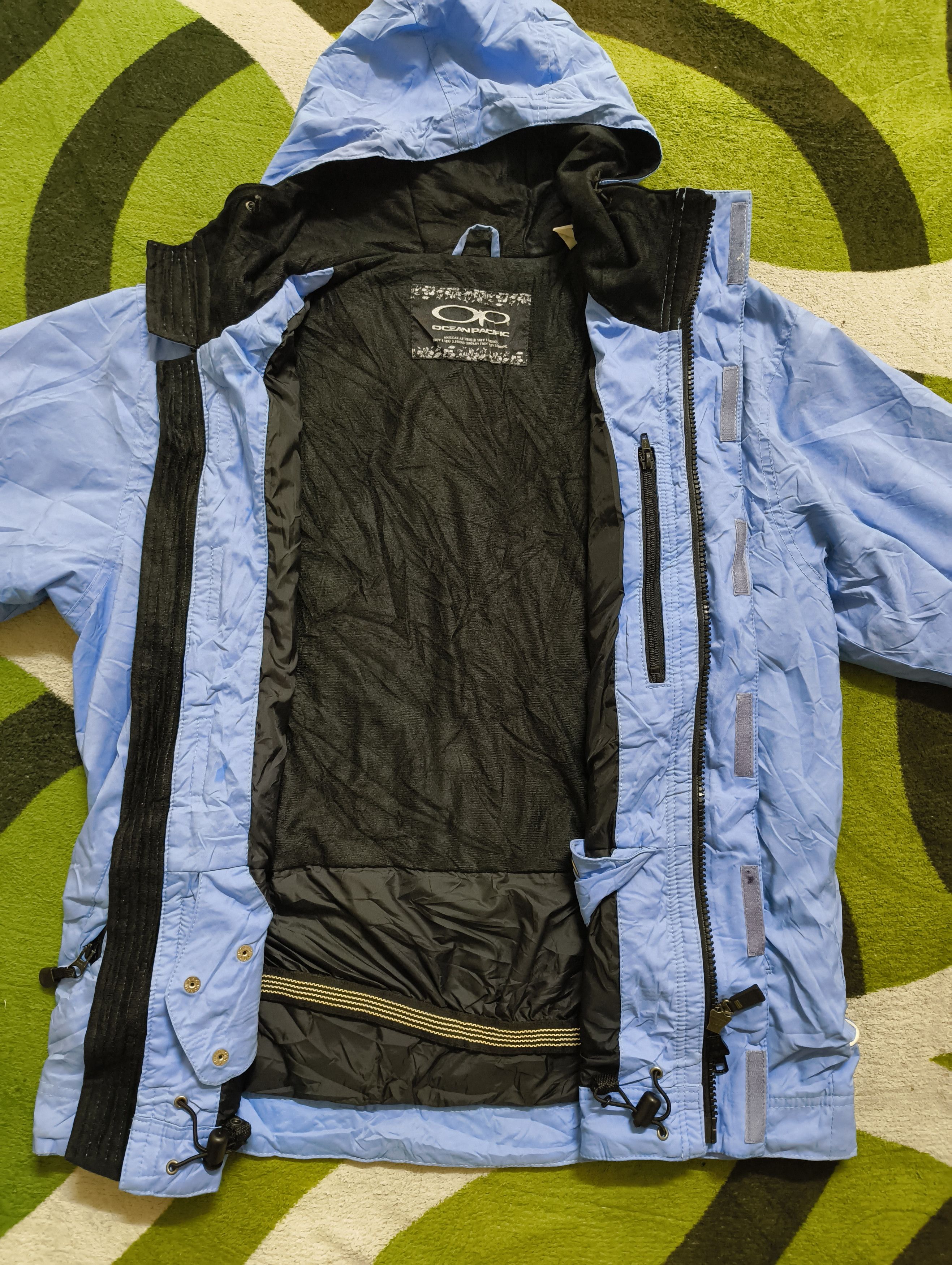 Ocean Pacific × Vintage OP OCEON PASIFIC RAINCOAT HOODIE JACKET Size US L / EU 52-54 / 3 - 6 Thumbnail
