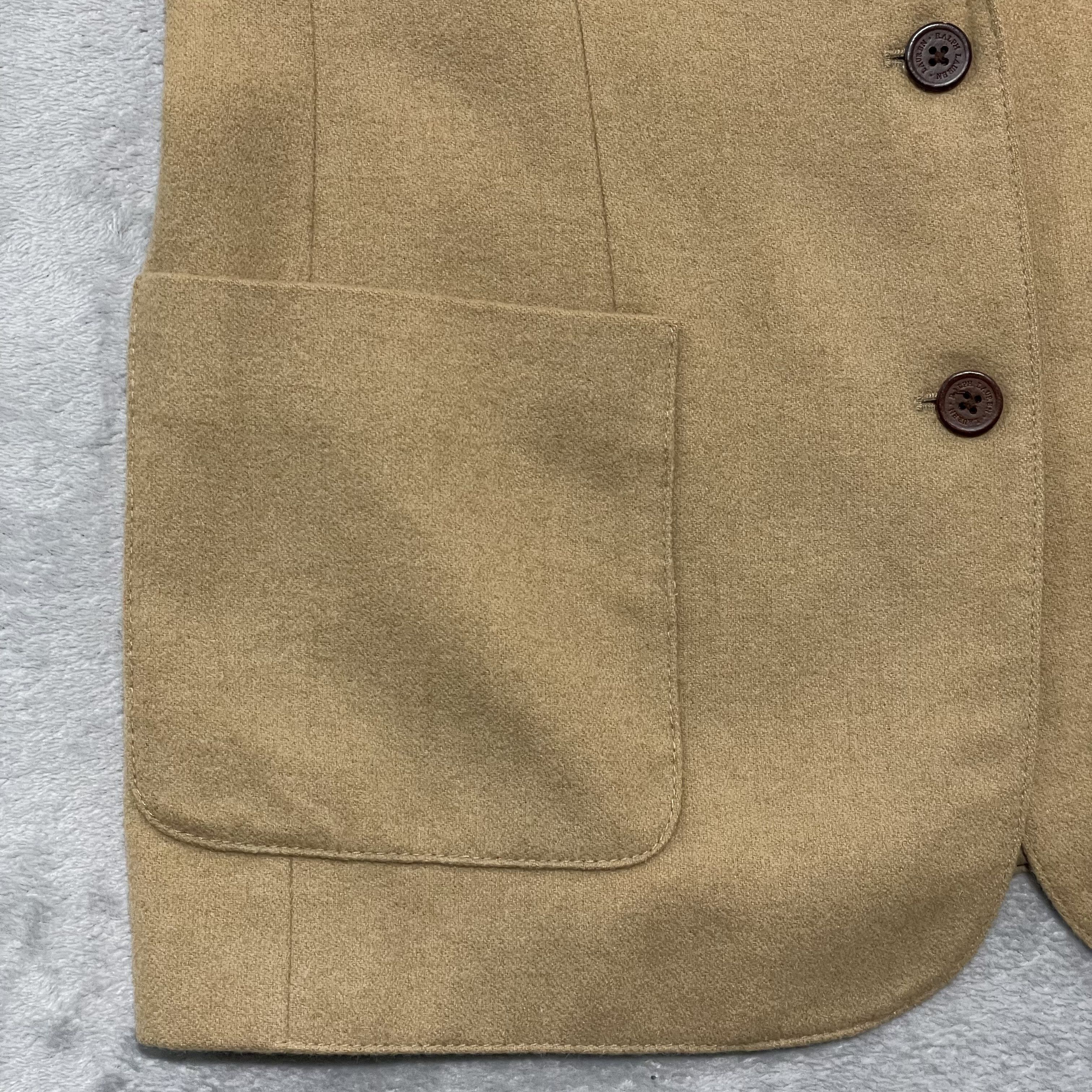 Lauren Ralph Lauren Lauren Ralph Lauren Camel Hair Blazer Women's 12P Sportcoat Size XL / US 12-14 / IT 48-50 - 8 Thumbnail