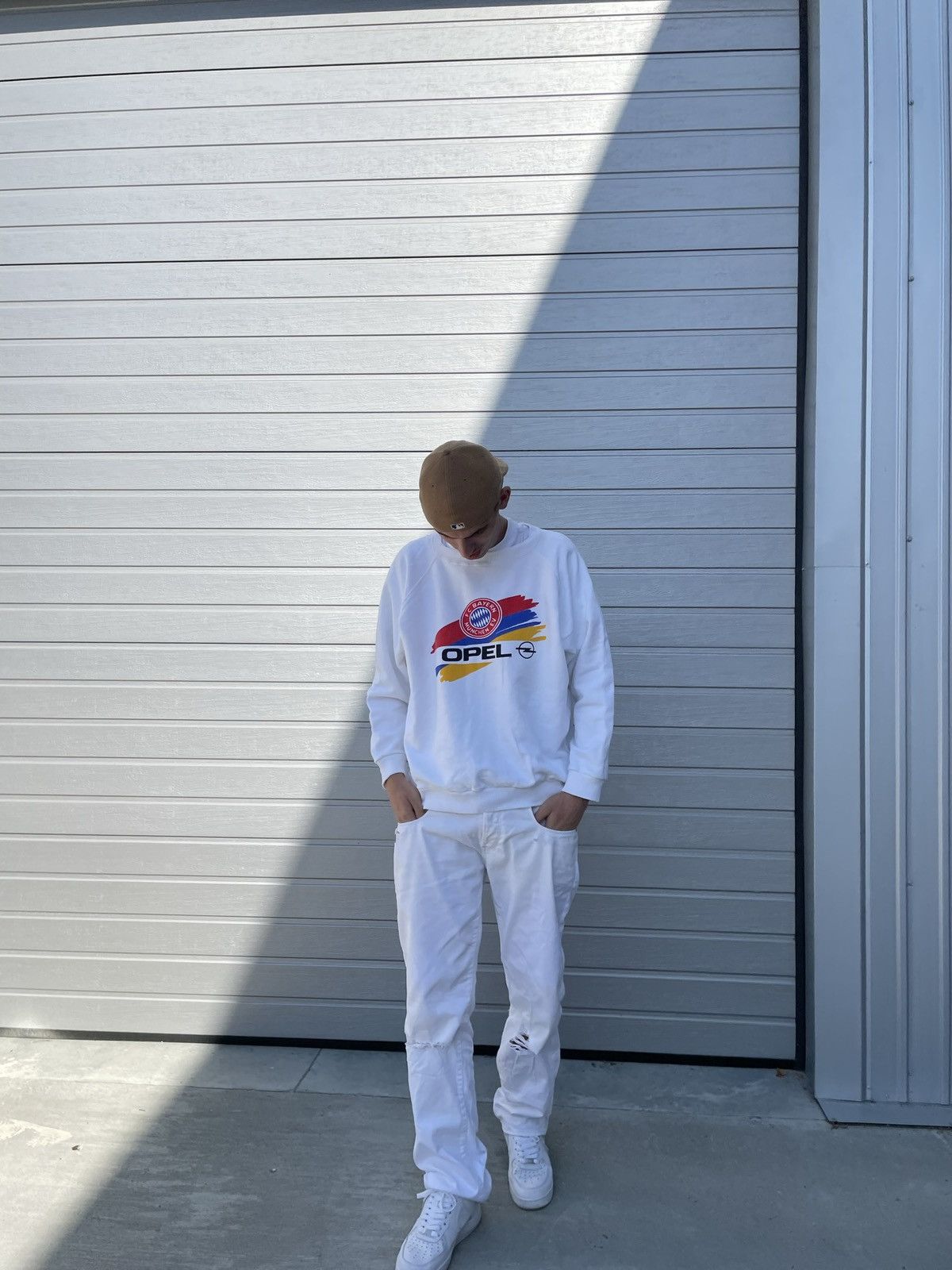 Vintage Vintage Bayern Munich Opel Away Soccer sweatshirt Size US L / EU 52-54 / 3 - 9 Thumbnail