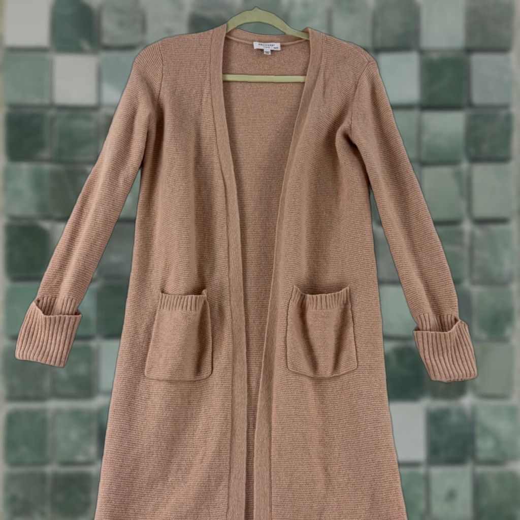 Equipment Nike Equipment Ashby Duster Cardigan Sweater Womens XS Pink Knit Long Sleeve Size XS / US 0-2 / IT 36-38 - 1 Thumbnail