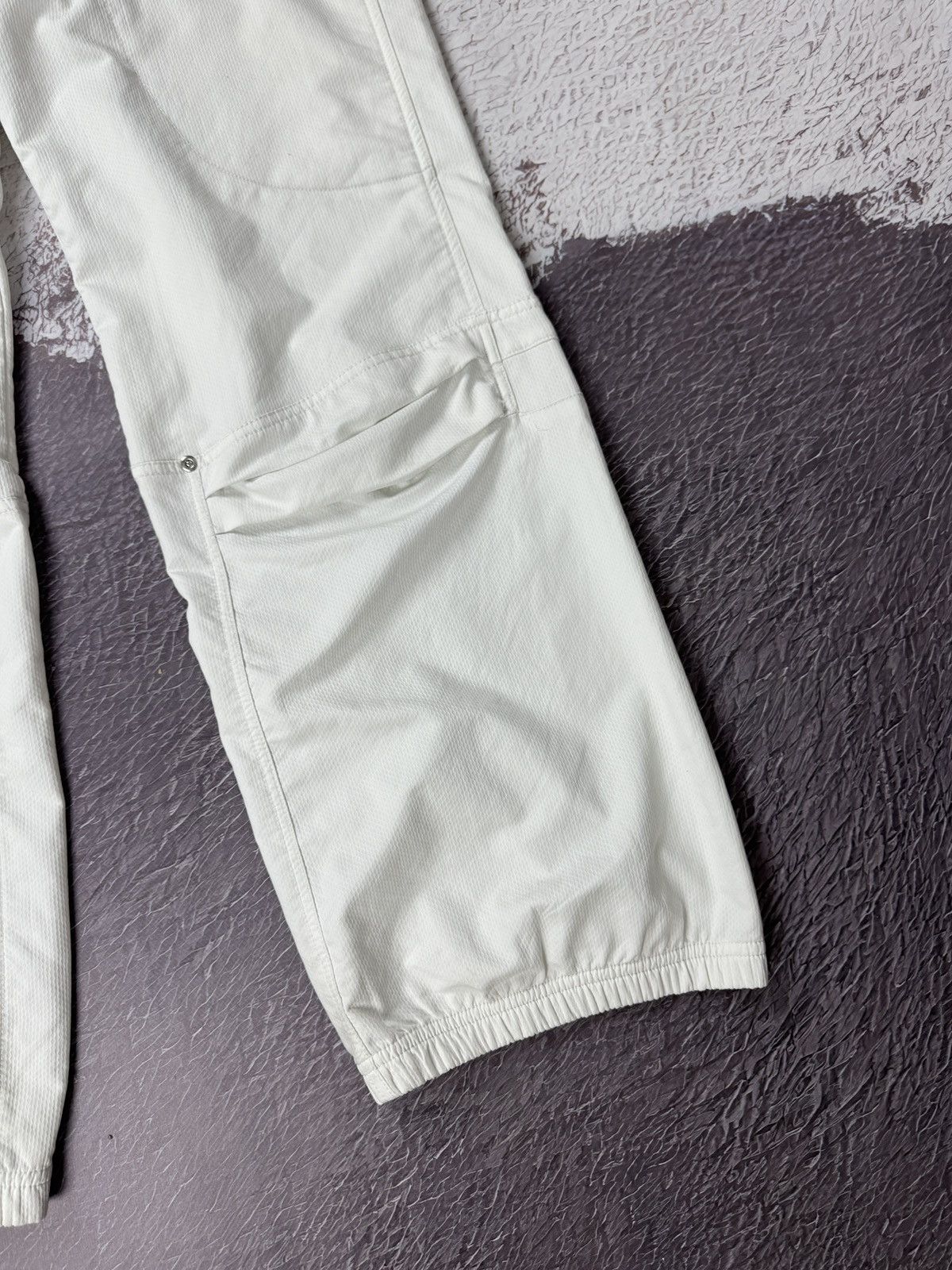 Nike Nike Vintage Y2K white wide flared track pants hype swoosh Size 30" / US 8 / IT 44 - 6 Thumbnail