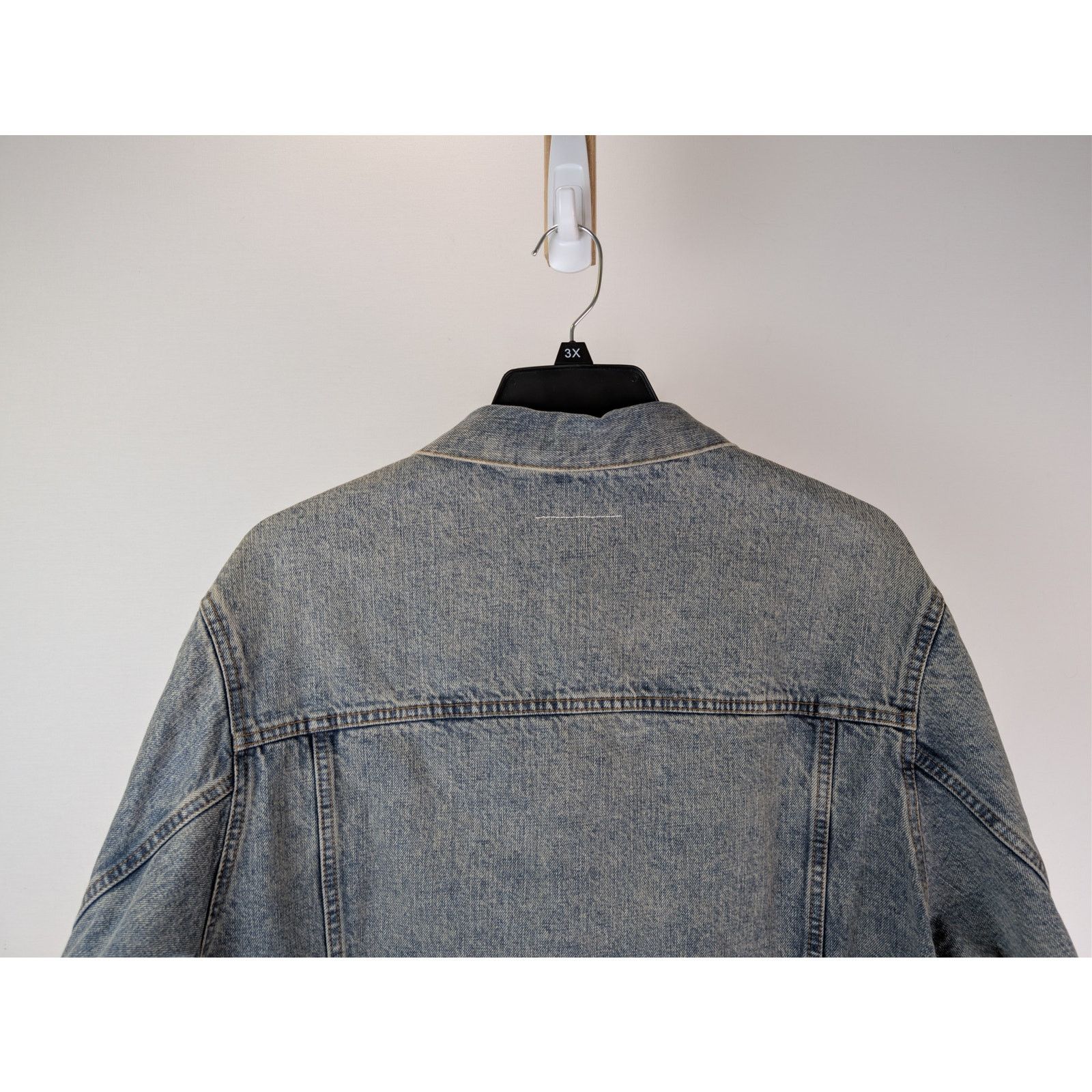 Maison Margiela o1rshd1 Contrast-front Denim Jacket in Blue Size US M / EU 48-50 / 2 - 11 Thumbnail