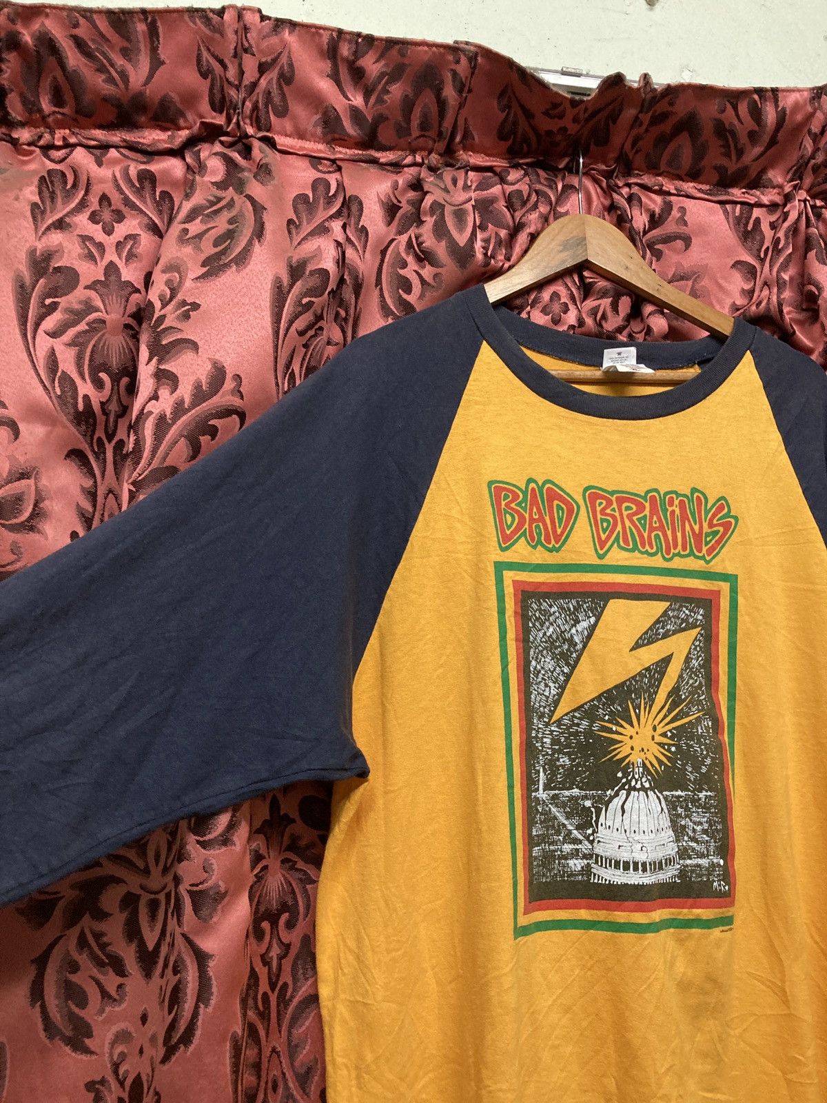 Band Tees × Vintage Vintage Bad Brains 3/4 tee Size US XL / EU 56 / 4 - 6 Thumbnail
