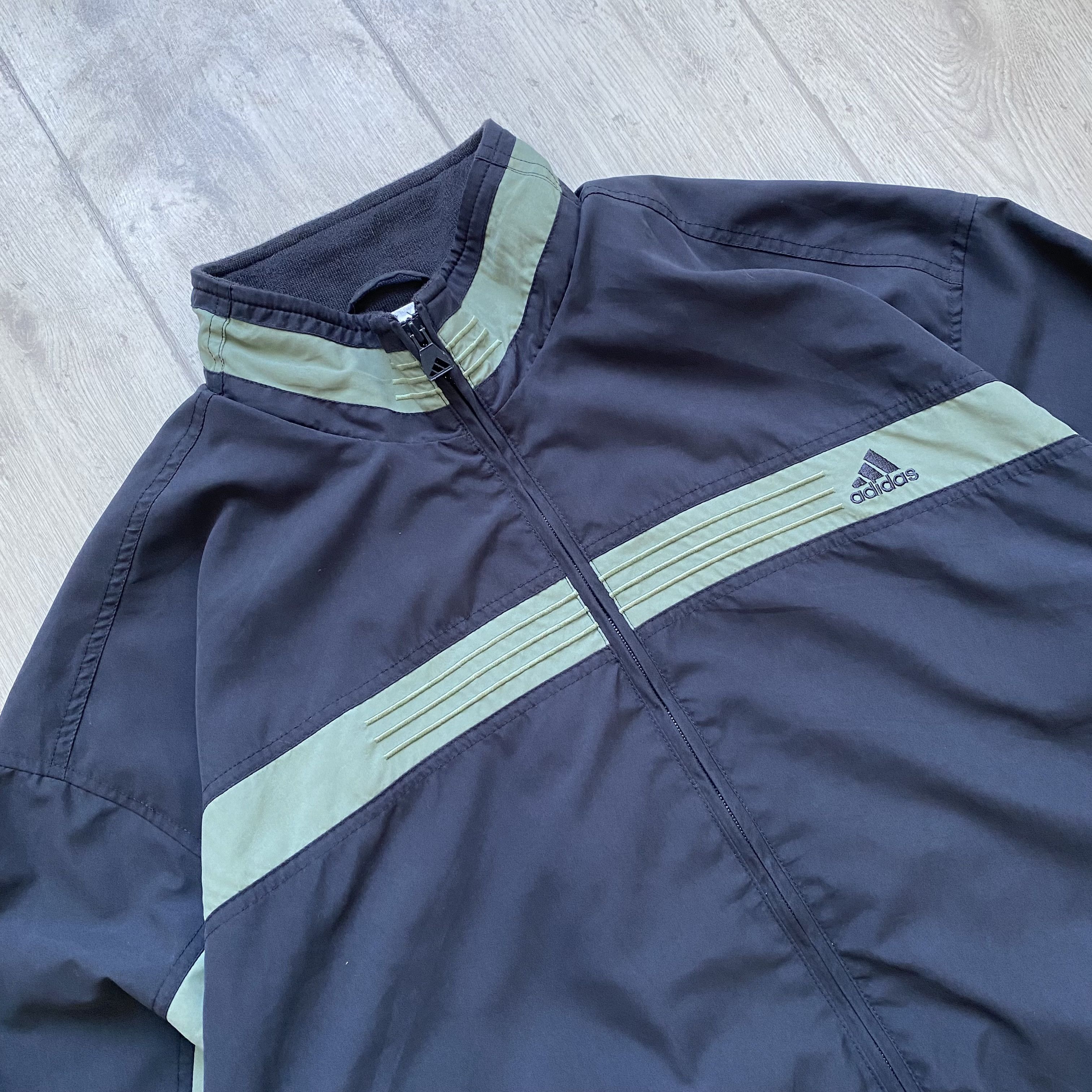 Vintage 90s Adidas Nylon track jacket retro sportwear