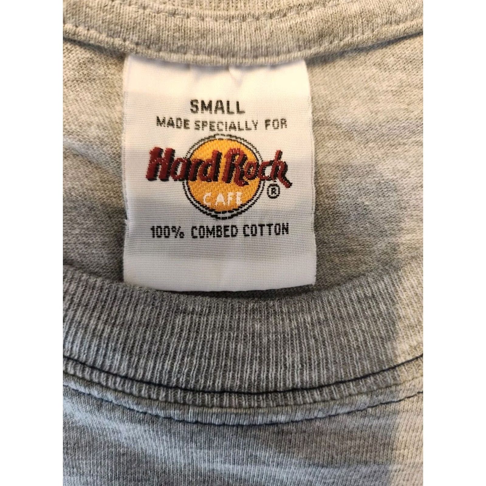 Hard Rock Cafe VINTAGE Hard Rock Cafe London T-Shirt Gray Short Sleeve Crew Neck Adult Small Mens T-Shirt 90s London Logo Cotton Black? Size US S / EU 44-46 / 1 - 2 Thumbnail