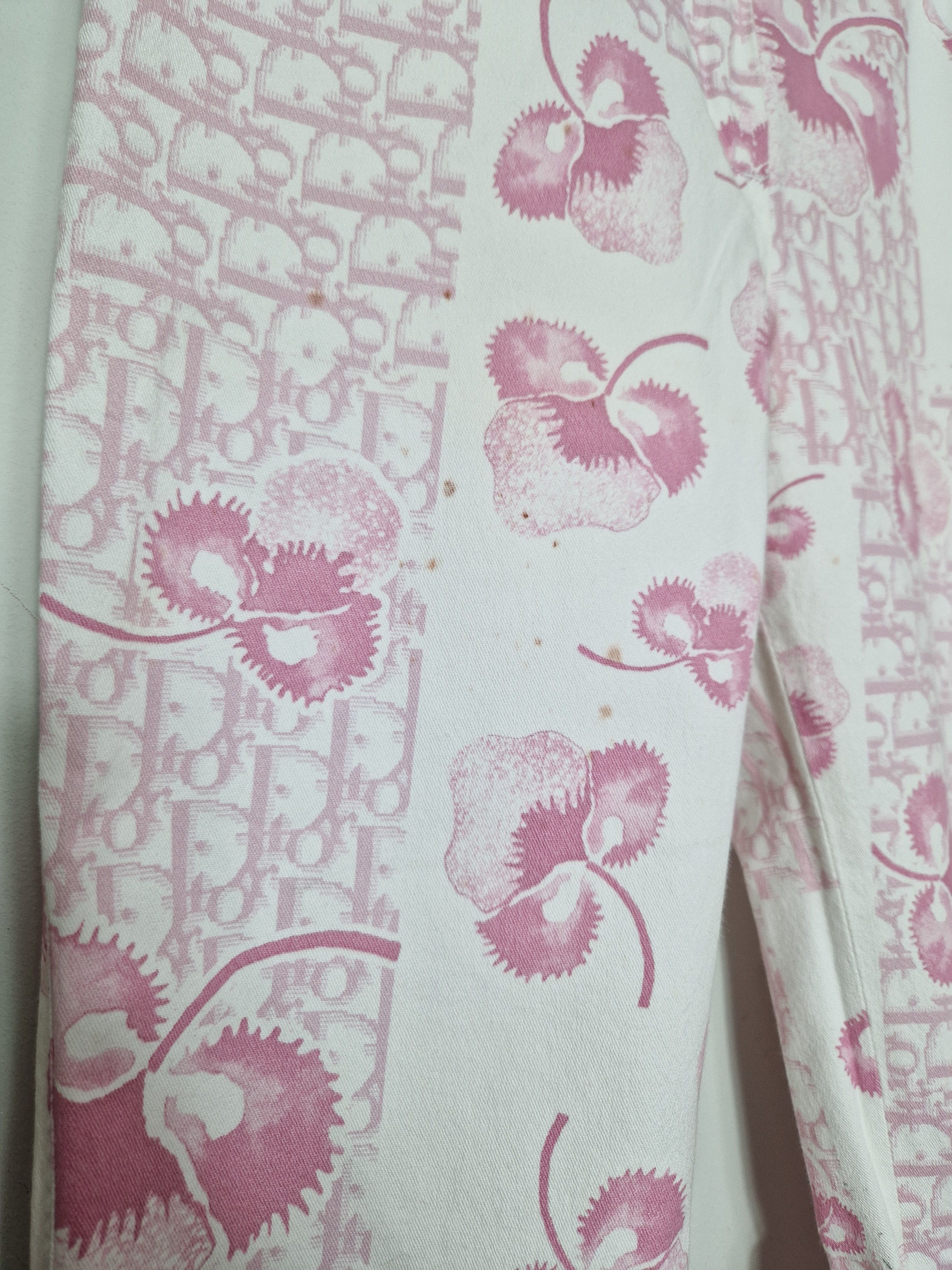 Dior Christian Dior pink monogram 3/4 pants Size 27" / US 4 / IT 40 - 7 Thumbnail