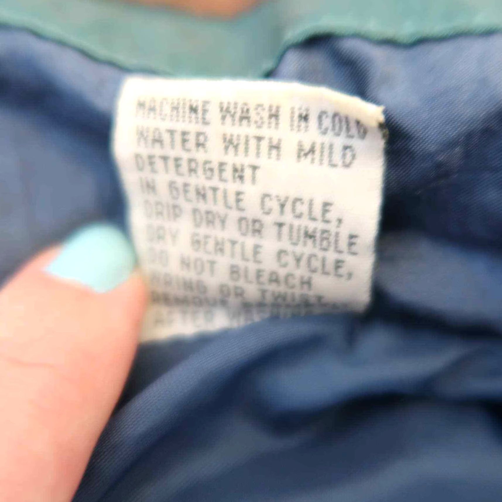 Vintage VINTAGE 90s Active Stuff Nylon Windbreaker Jacket Navy Teal Quilted Bomber M Adults Mens Womens Size M / US 6-8 / IT 42-44 - 8 Thumbnail