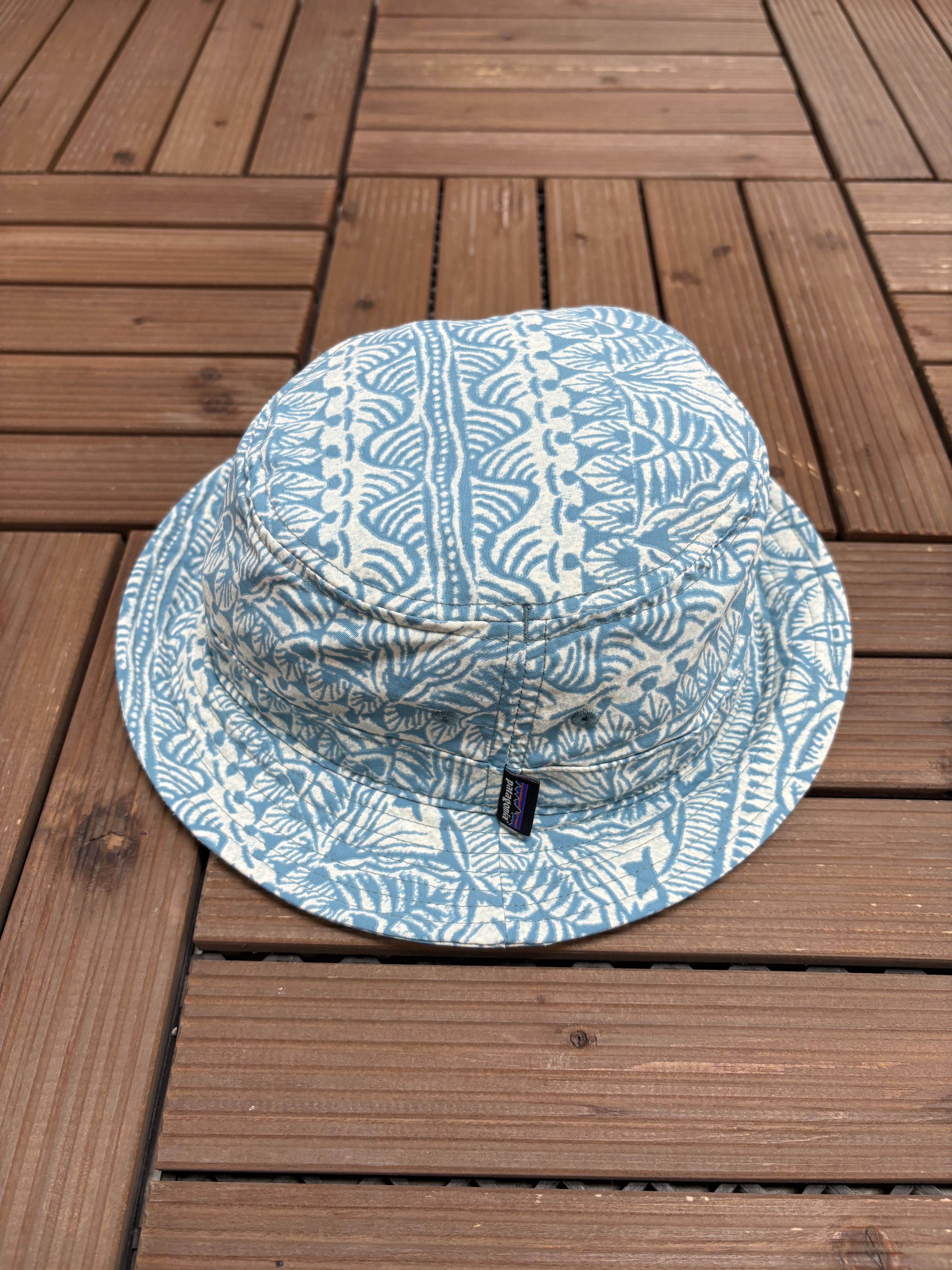 Patagonia Patagonia Branded Vintage Blue Bucket Hat Size ONE SIZE - 4 Thumbnail
