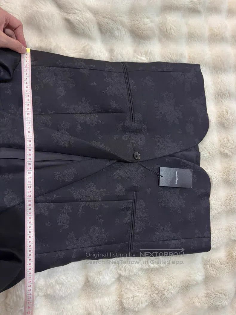 Saint Laurent Paris Saint Laurent Paris Dark Pattern Floral Suit Size US M / EU 48-50 / 2 - 8 Thumbnail