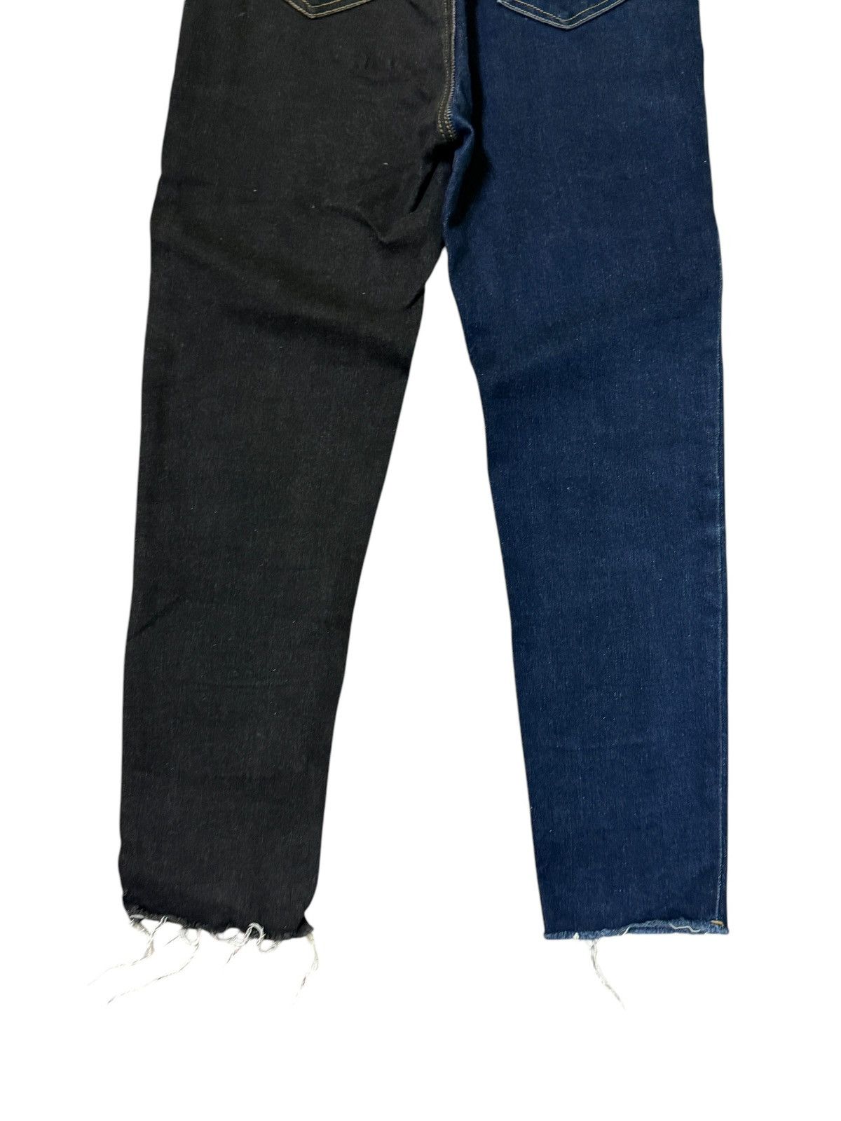 Designer × Japanese Brand SKINNY STRETCHED MONATRW RECONSTRUCTED DISTRESSED DENIM Size 24" / US 00 / IT 34 - 11 Thumbnail