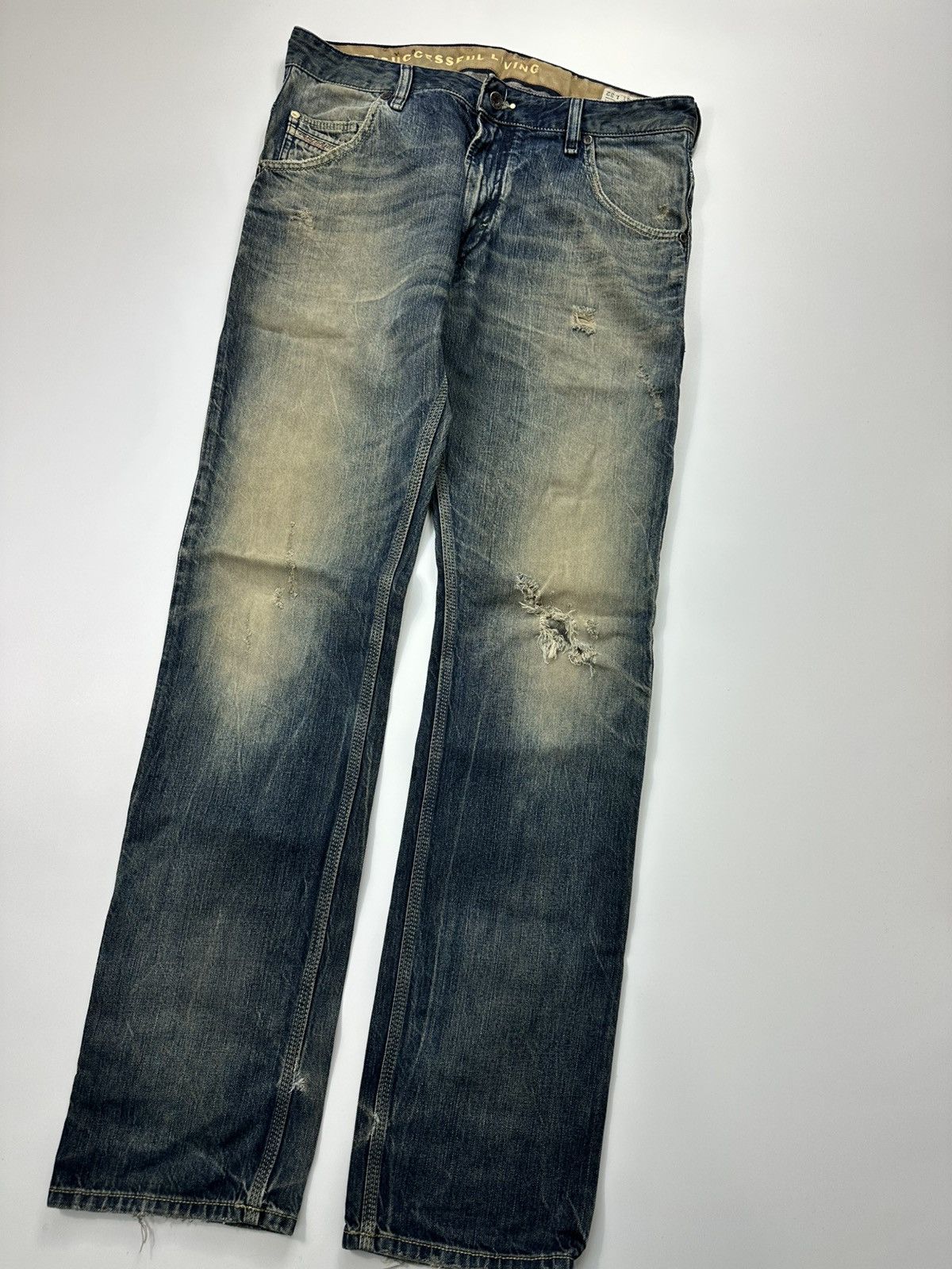 Diesel Diesel&CO Jeans Dry Faded Denim Vintage Size US 34 / EU 50 - 4 Thumbnail