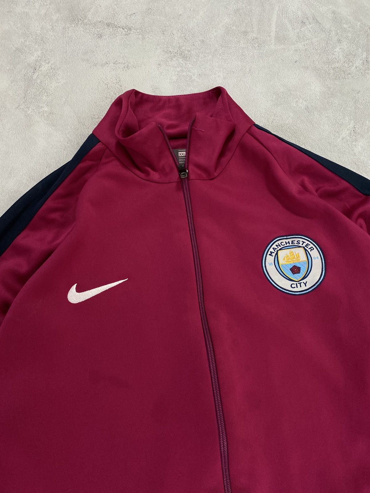 Nike 😻 Zip Up Nike Manchester City Size US XXL / EU 58 / 5 - 2 Thumbnail