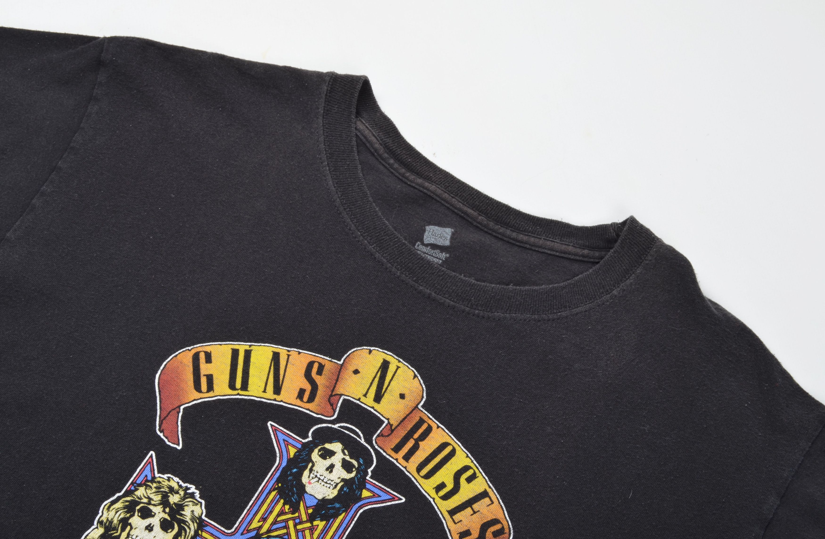 Band Tees × Hanes × Vintage Vintage Gun's n Roses 2006 Logo Faded Short Sleeve T-shirt Size US M / EU 48-50 / 2 - 2 Thumbnail