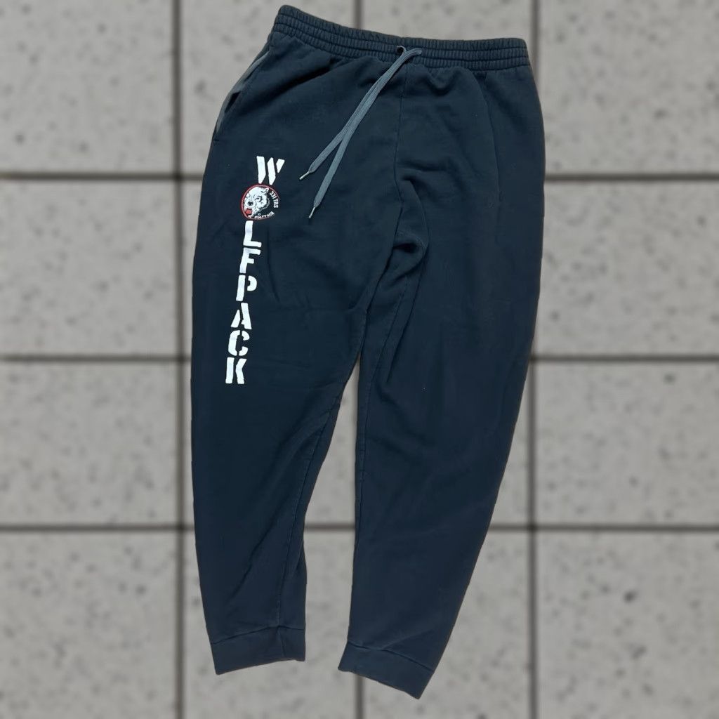 Jerzees Wolfpack 331 TRS Air Force Military Black Sweatpants Joggers Large Men Regular Pants Sweatpants Military Air Force Black Mens Large Size US 33 - 1 Thumbnail