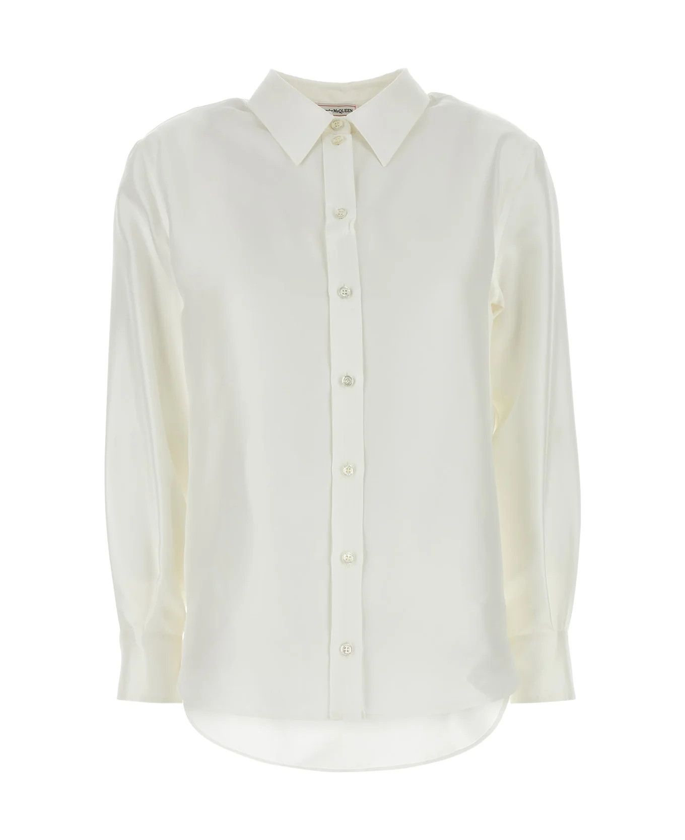 Alexander McQueen o1srvl11e0326 Shirt in Ivory Size US S / EU 44-46 / 1 - 1 Thumbnail