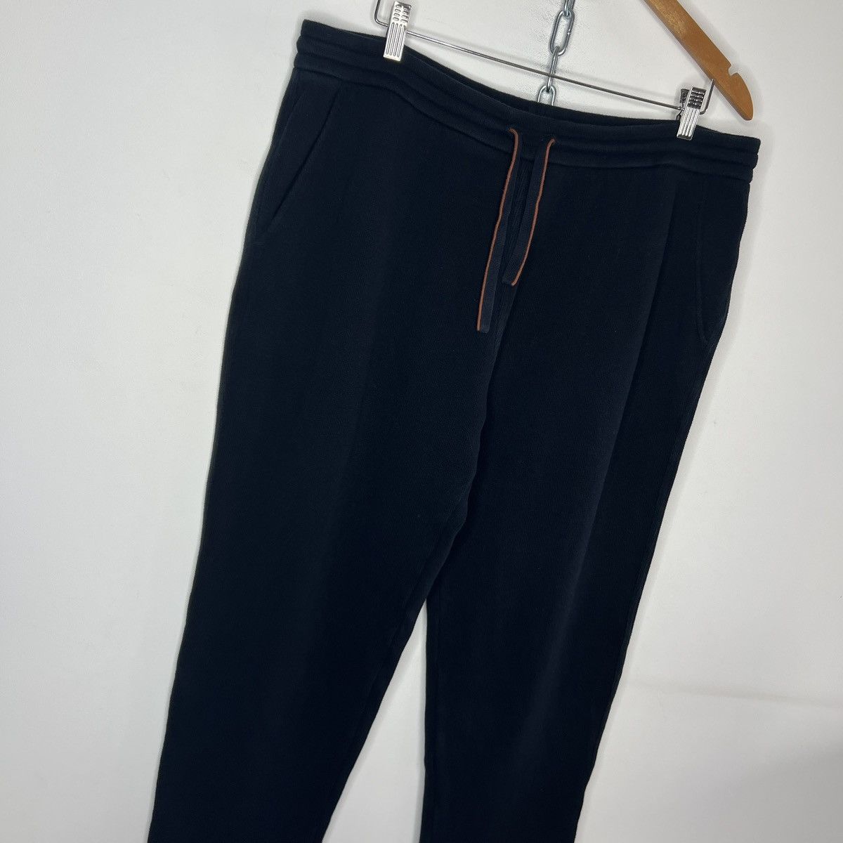 Loro Piana Loro Piana Horsey Cotton Navy Sweatpants Size US 36 / EU 52 - 2 Thumbnail